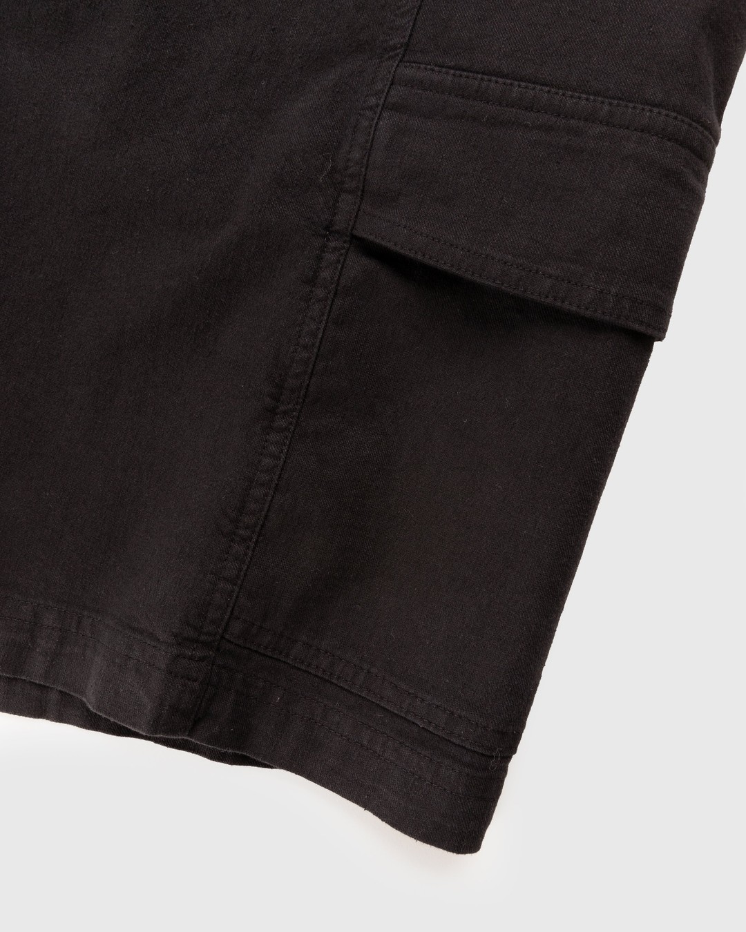 Winnie New York – Linen Cargo Shorts Black - Shorts - Black - Image 5