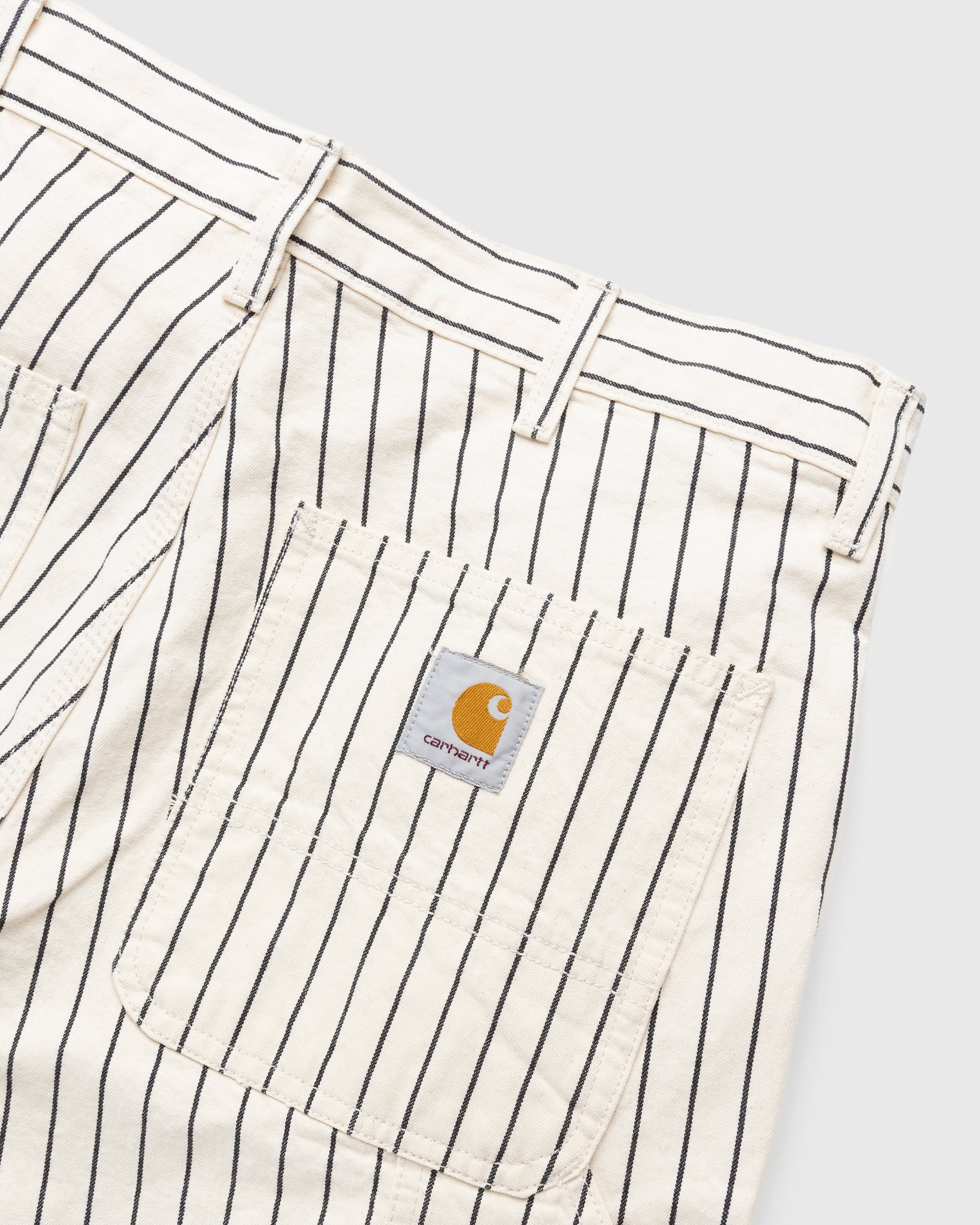 Carhartt WIP – Trade Single Knee Pant Wax/Black Rinsed - Pants - White - Image 4