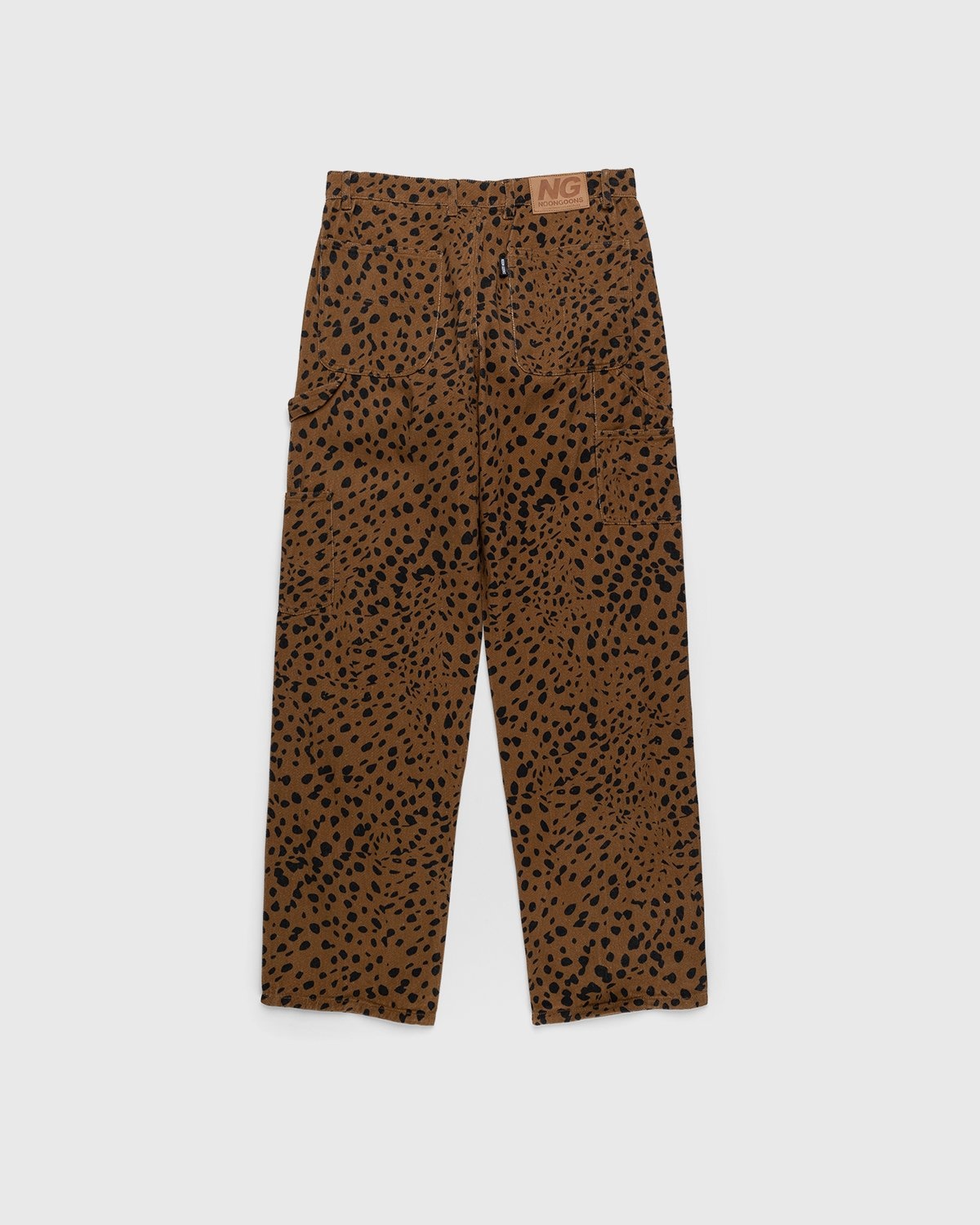 Noon Goons – Go Leopard Denim Pant Brown - Pants - Brown - Image 2