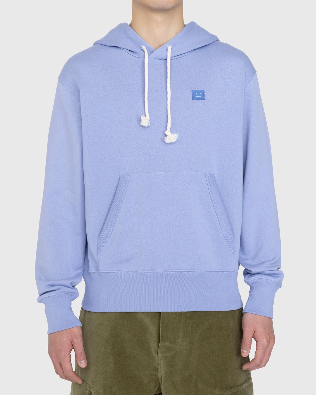 Acne Studios – Organic Cotton Hooded Sweatshirt Purple - Sweats - Purple - Image 2