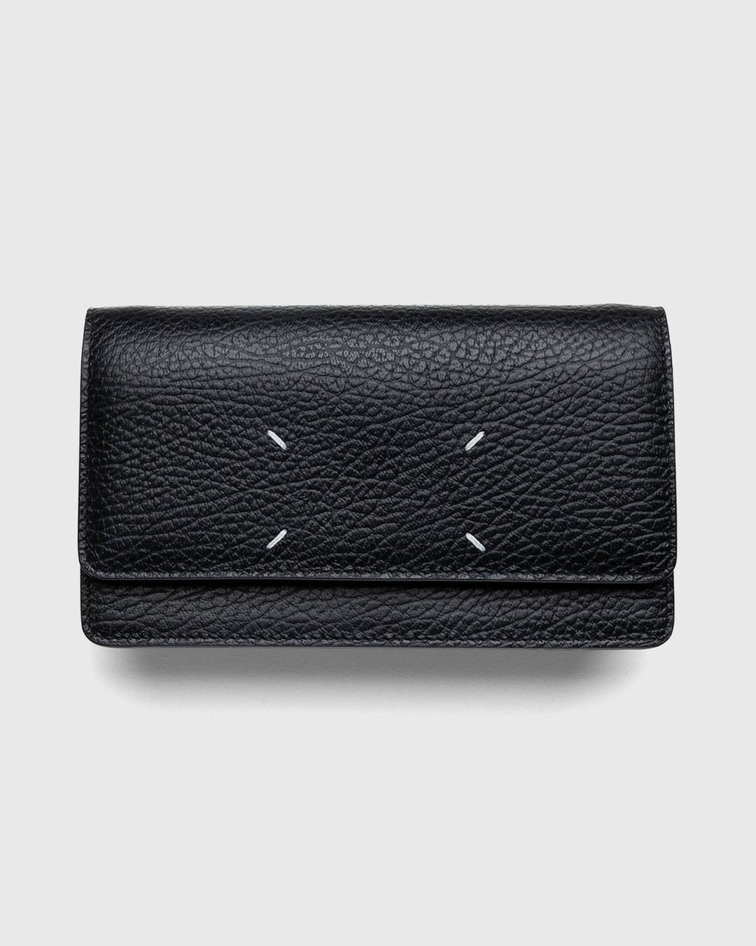 Maison Margiela – Leather Wallet With Chain Black - Wallets - Black - Image 3