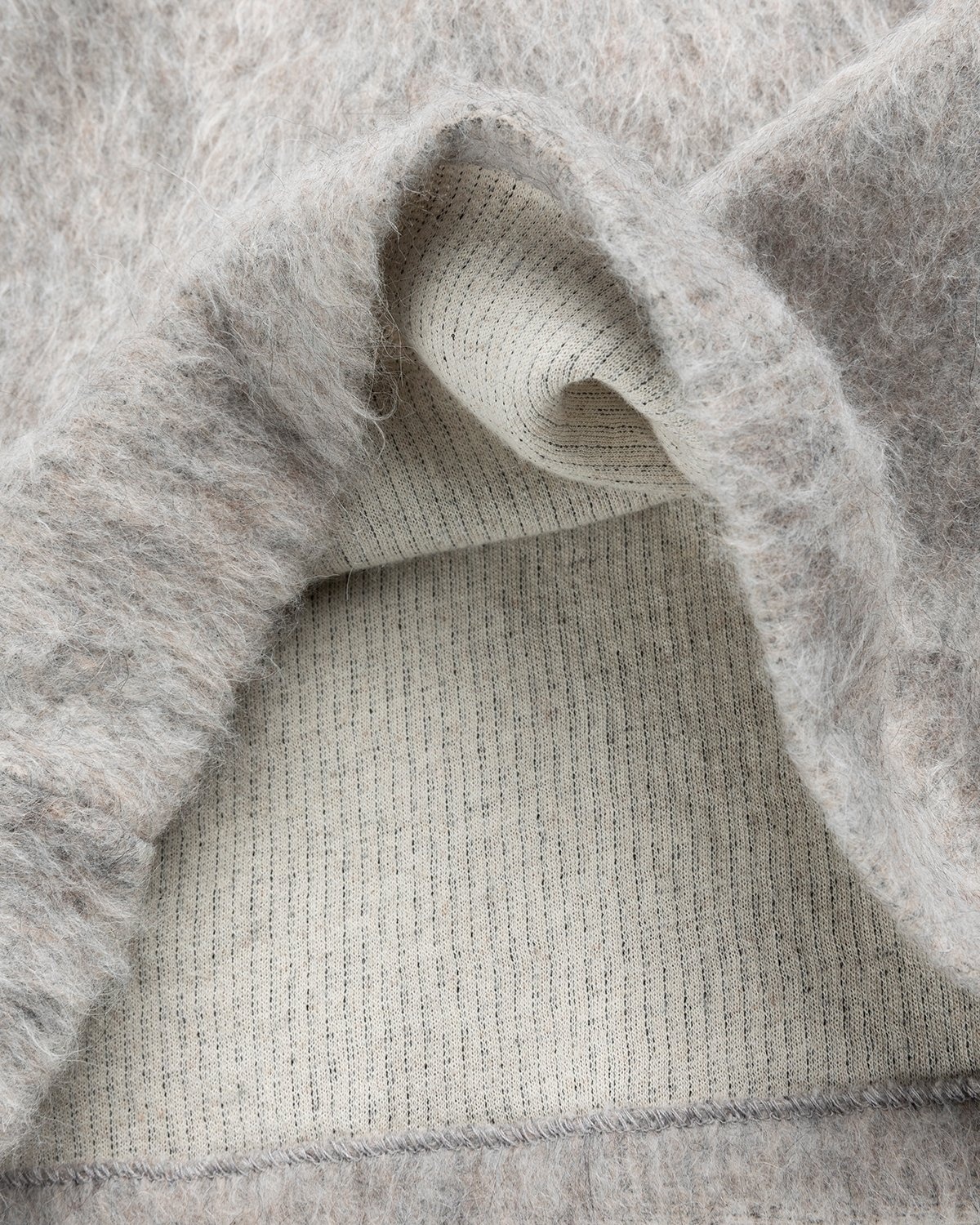 Our Legacy – Double Lock Sweater Grey Alpaca - Knitwear - Grey - Image 5