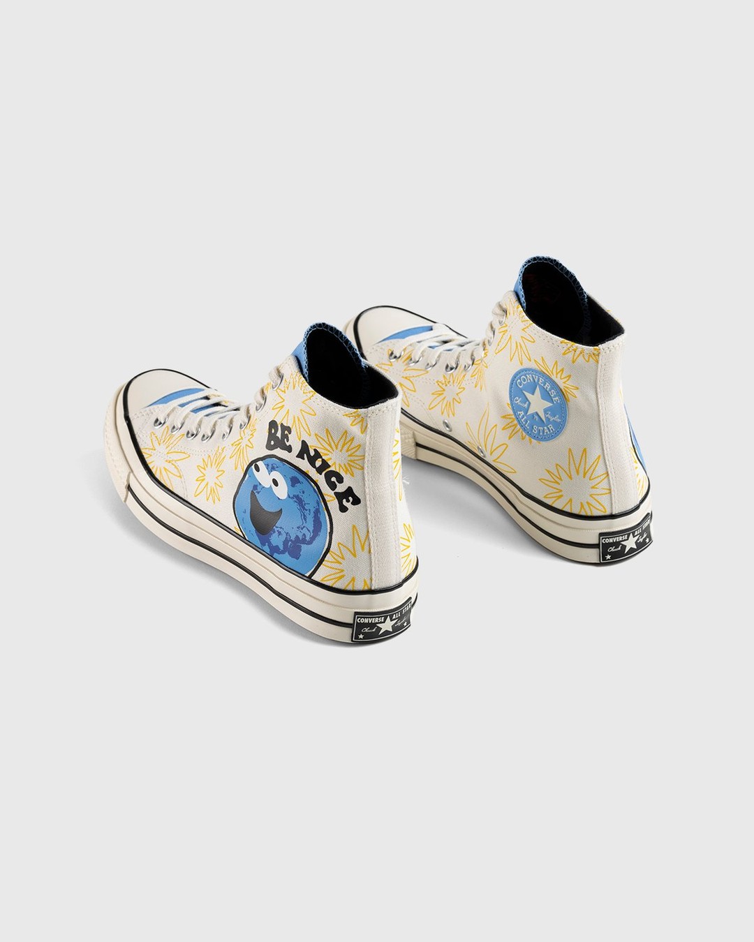 Converse – Chuck 70 Hi Egret/University Blue - Sneakers - Beige - Image 4