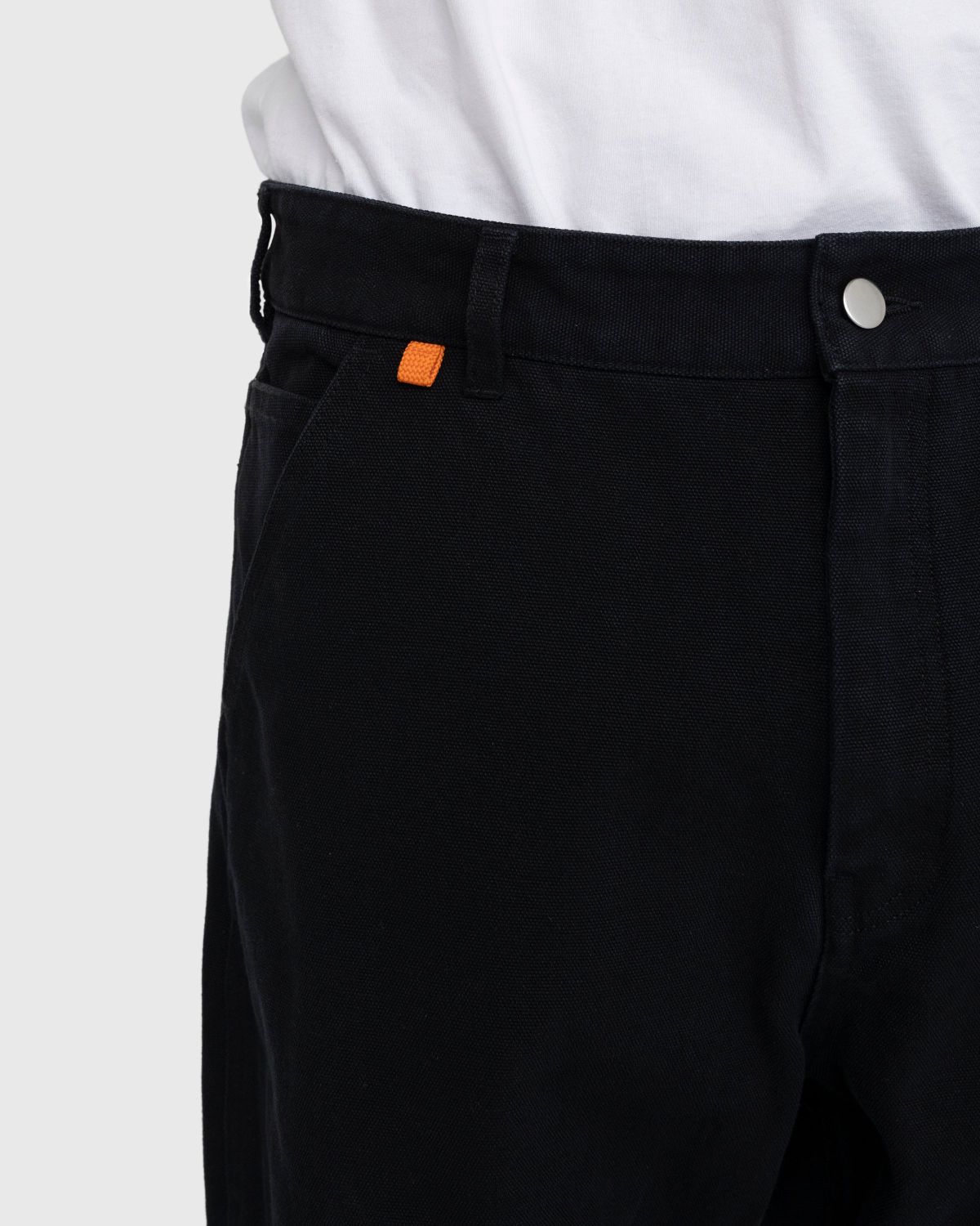 Acne Studios – Cotton Workwear Trousers Black - Pants - Black - Image 5