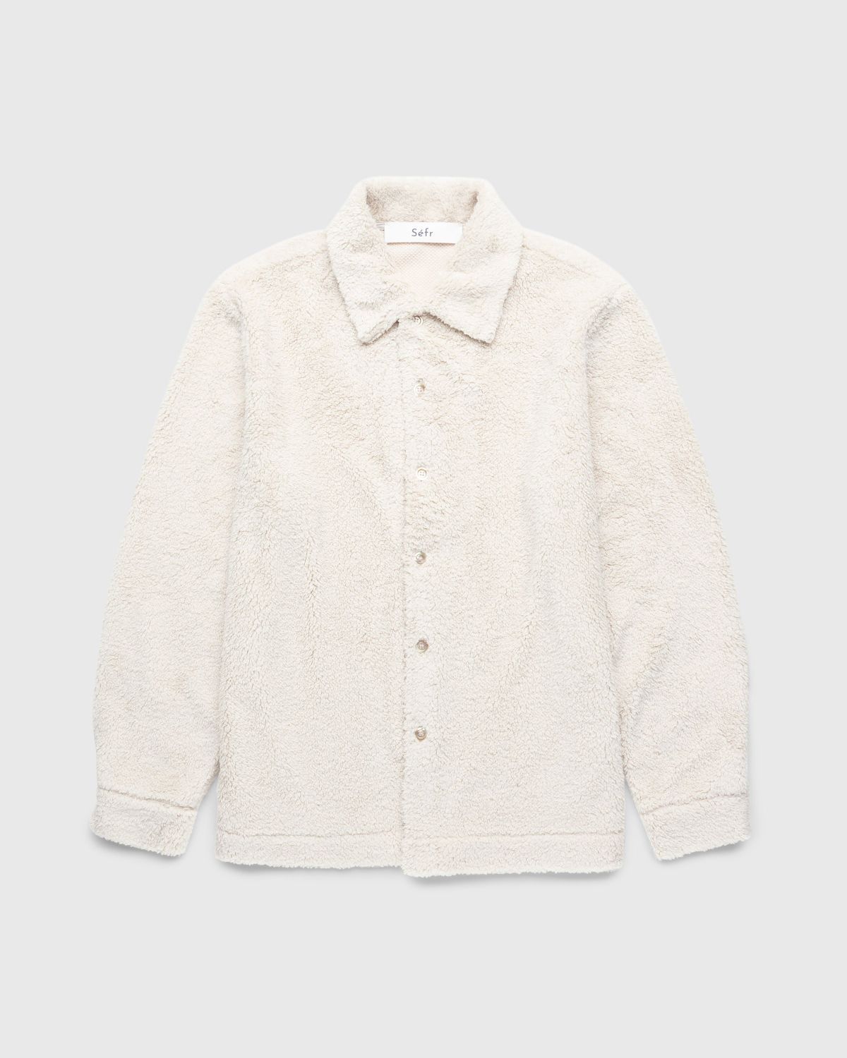 Séfr – Sense Overshirt Polar White Fleece - Outerwear - White - Image 1