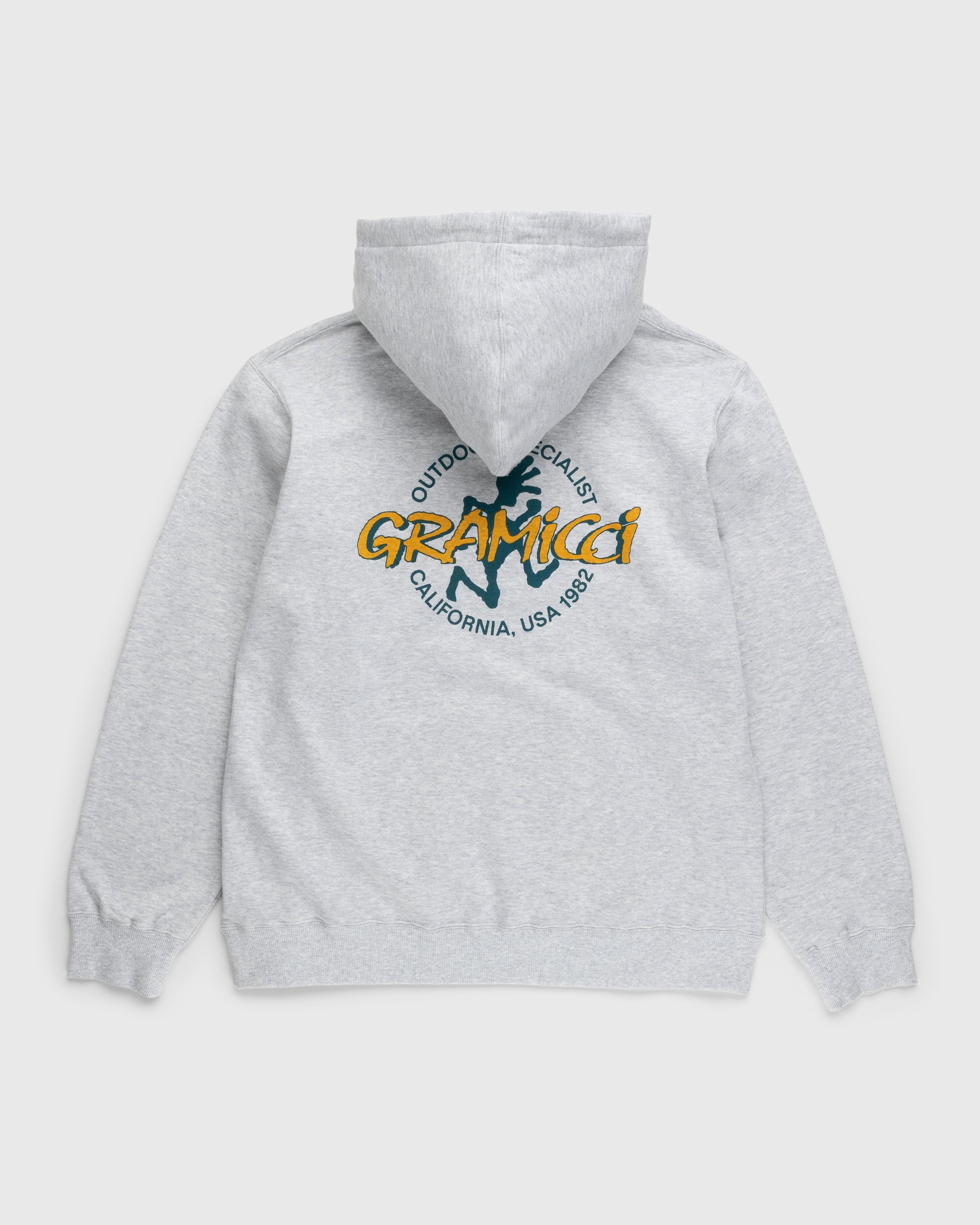 Gramicci – Running Man Hoodie Grey - Sweats - Grey - Image 1