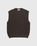 V-Neck Merino Vest Grey