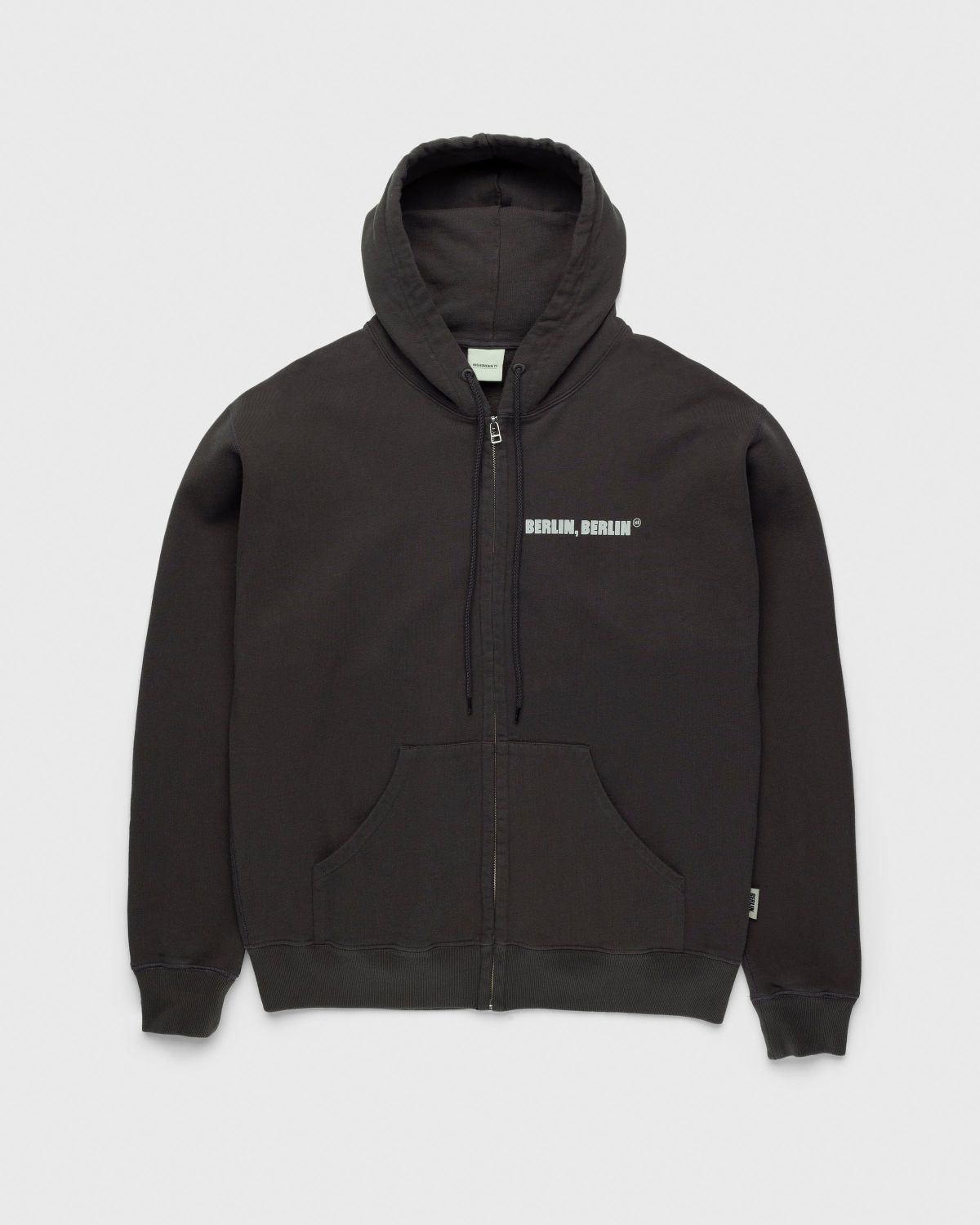Highsnobiety – BERLIN, BERLIN 3 Zip Hoodie Black - Sweats - Black - Image 2