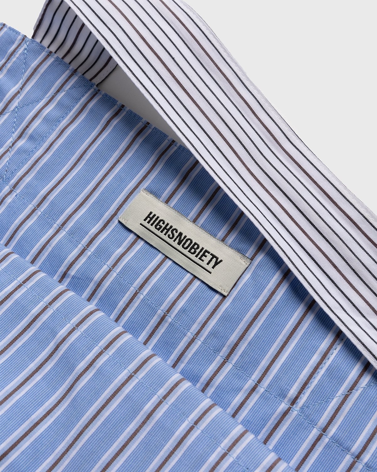 Highsnobiety – Shirting Book Tote Blue - Bags - Blue - Image 4