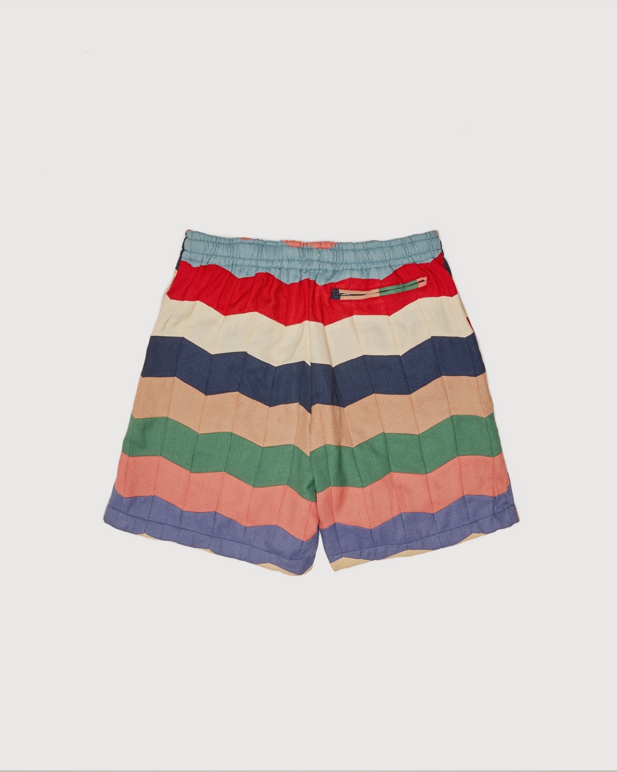 Bode – Chevron Quilt Shorts Multi - Shorts - Multi - Image 2