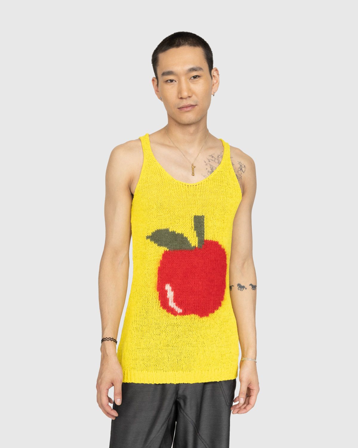 J.W. Anderson – Apple Tank Top Yellow - Tops - Yellow - Image 2