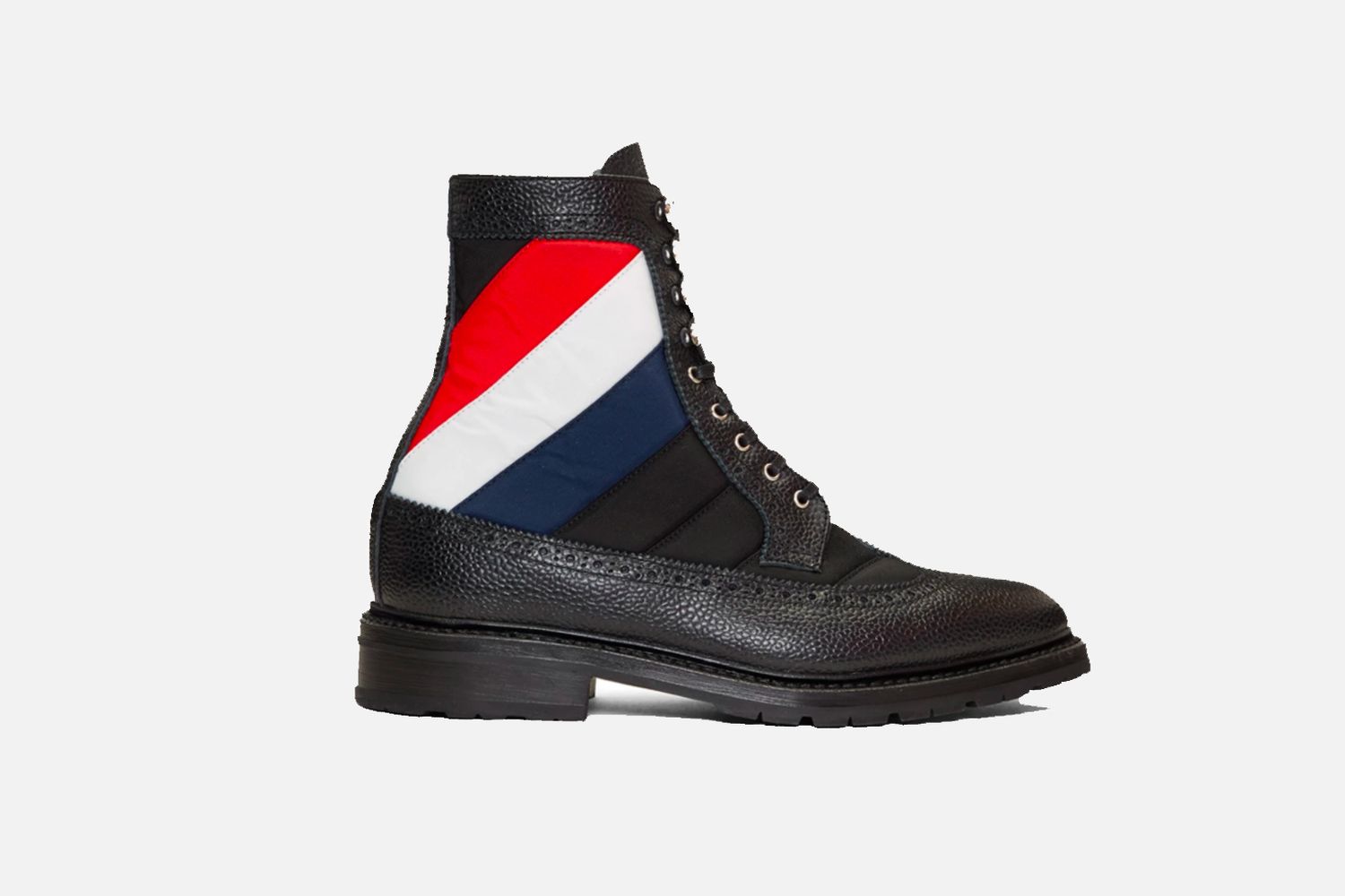Quilted Nylon High Boots