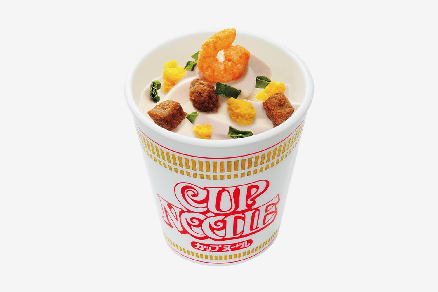 Cup Noodle Soft Serve Ice Cream