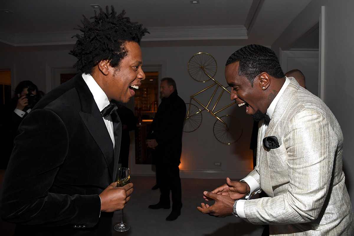 JAY Z and Diddy at Diddy's 50th Birthday Bash