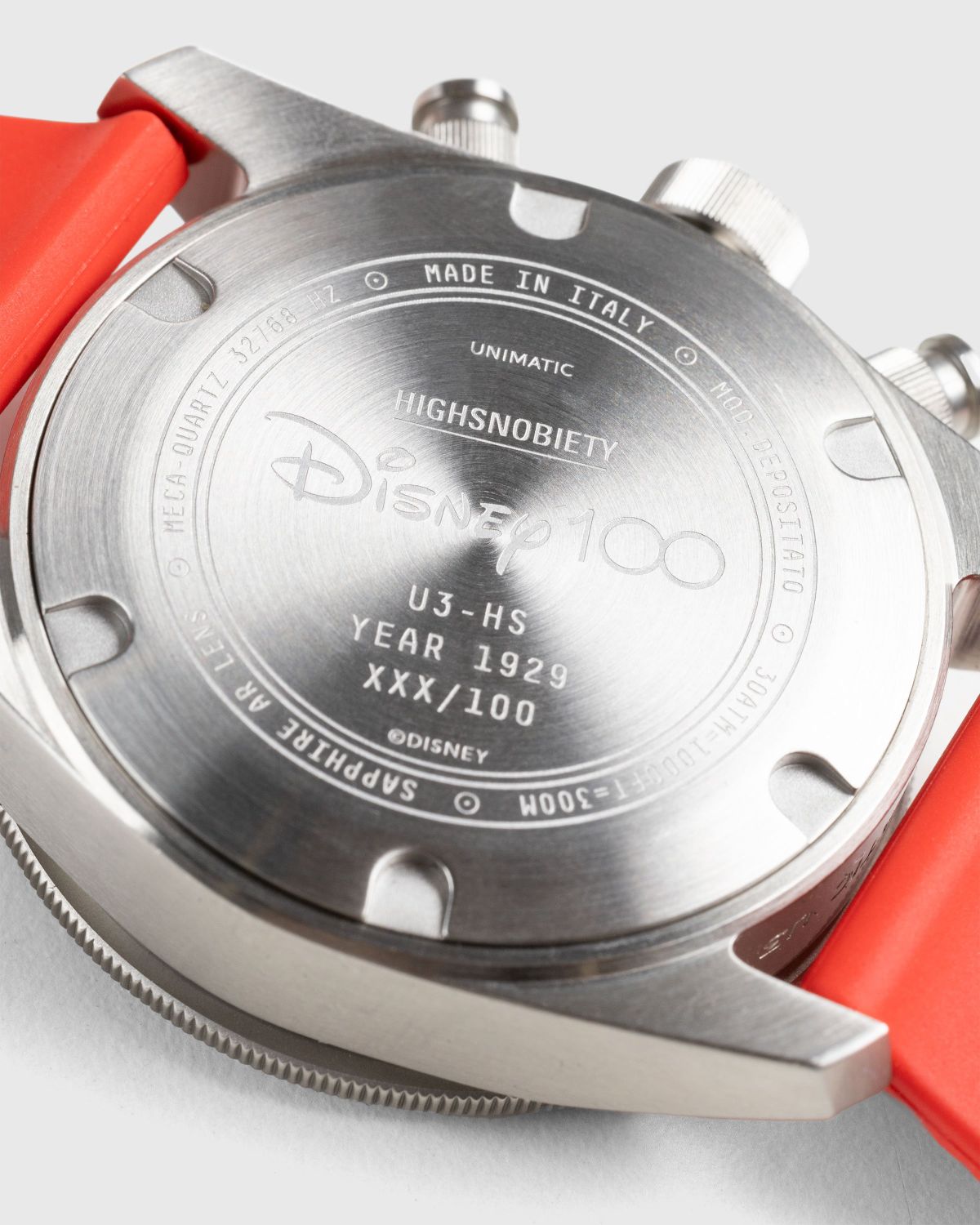 Disney x Unimatic x Highsnobiety – Modello Tre U3-HS  - Watches - Silver - Image 3