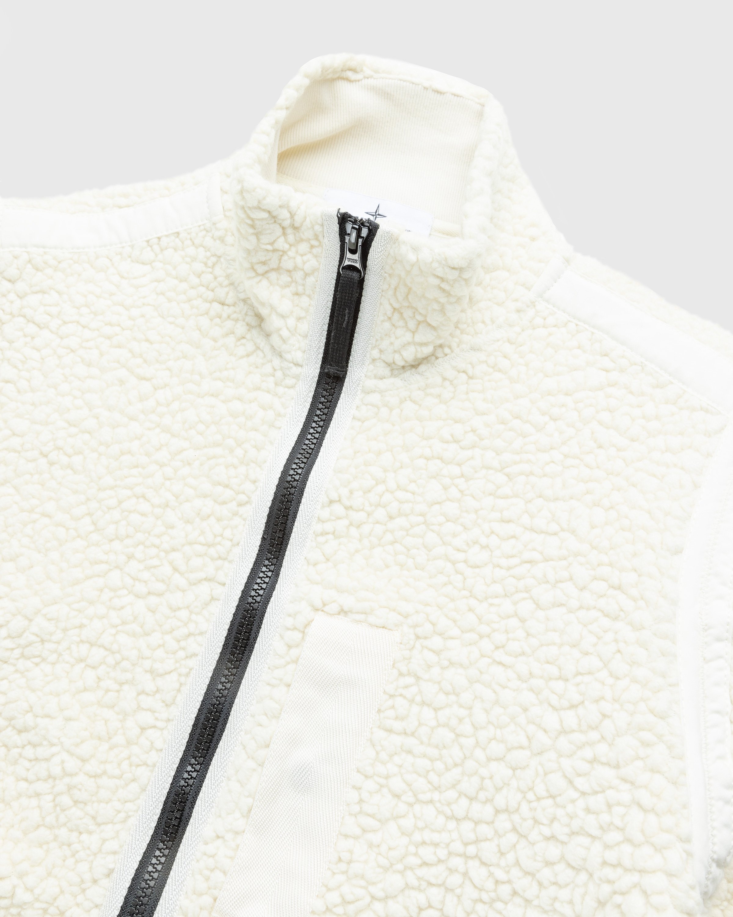 Stone Island – Wool Track Jacket Natural - Track Jackets - Beige - Image 5