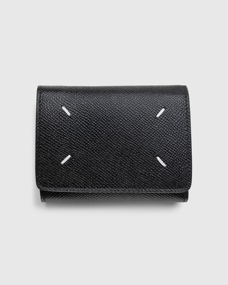 Maison Margiela – Tri-Fold Zip Wallet Black