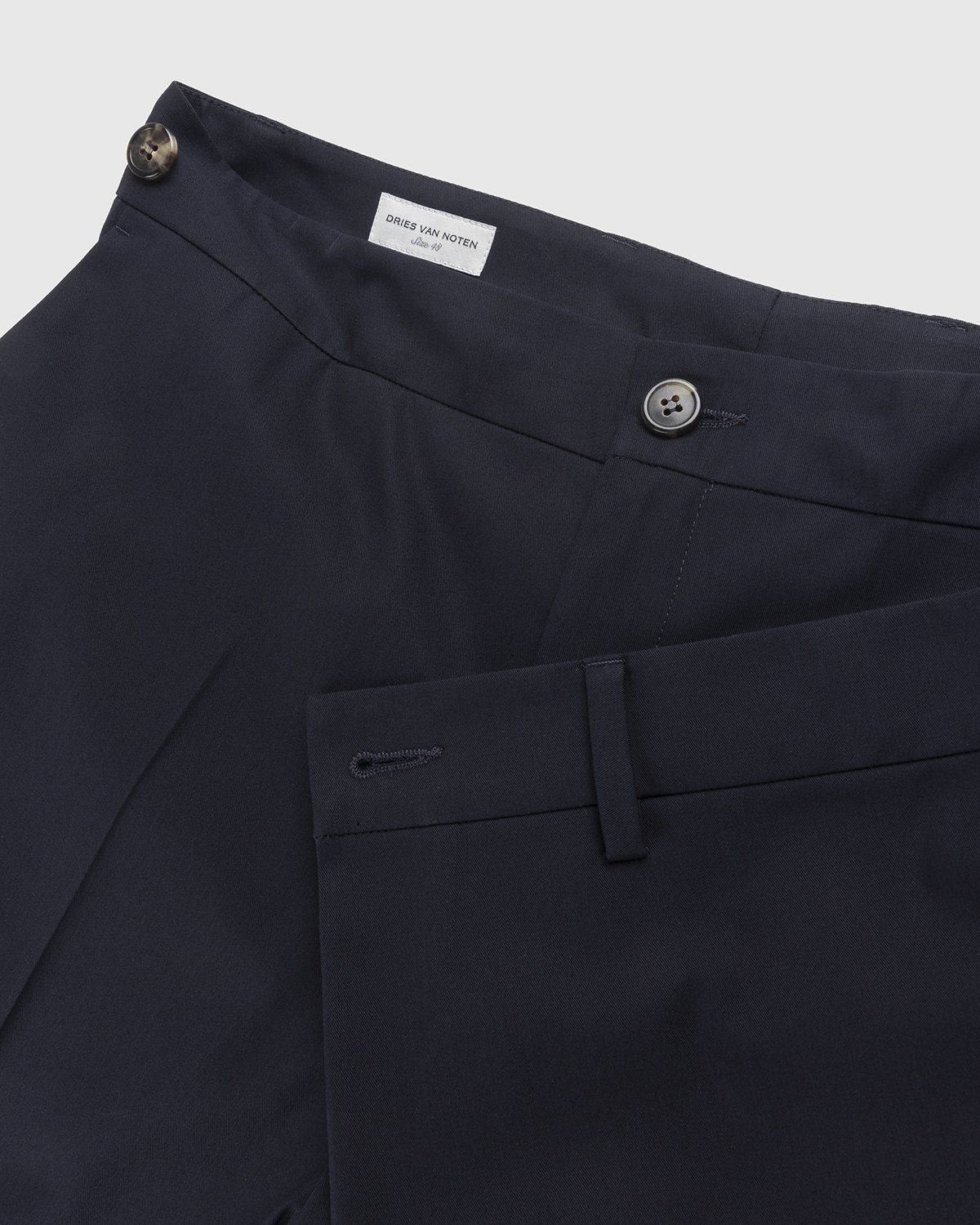 Dries van Noten – Parwin Shorts Navy - Shorts - Blue - Image 4
