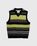 Highsnobiety – Striped V-Neck Sweater Vest Black - Knitwear - Black - Image 1