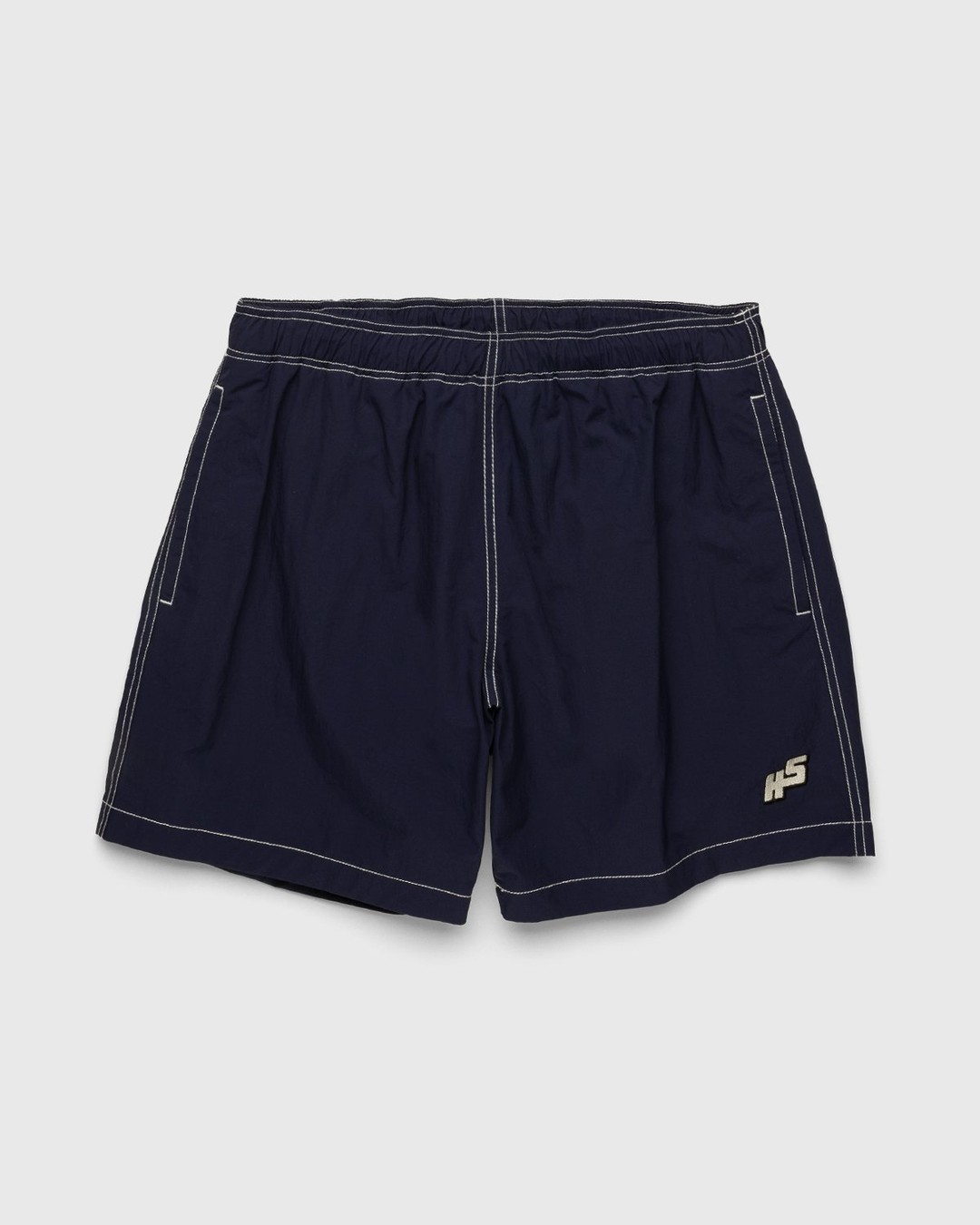 Highsnobiety – Contrast Brushed Nylon Water Shorts Navy - Shorts - Blue - Image 1