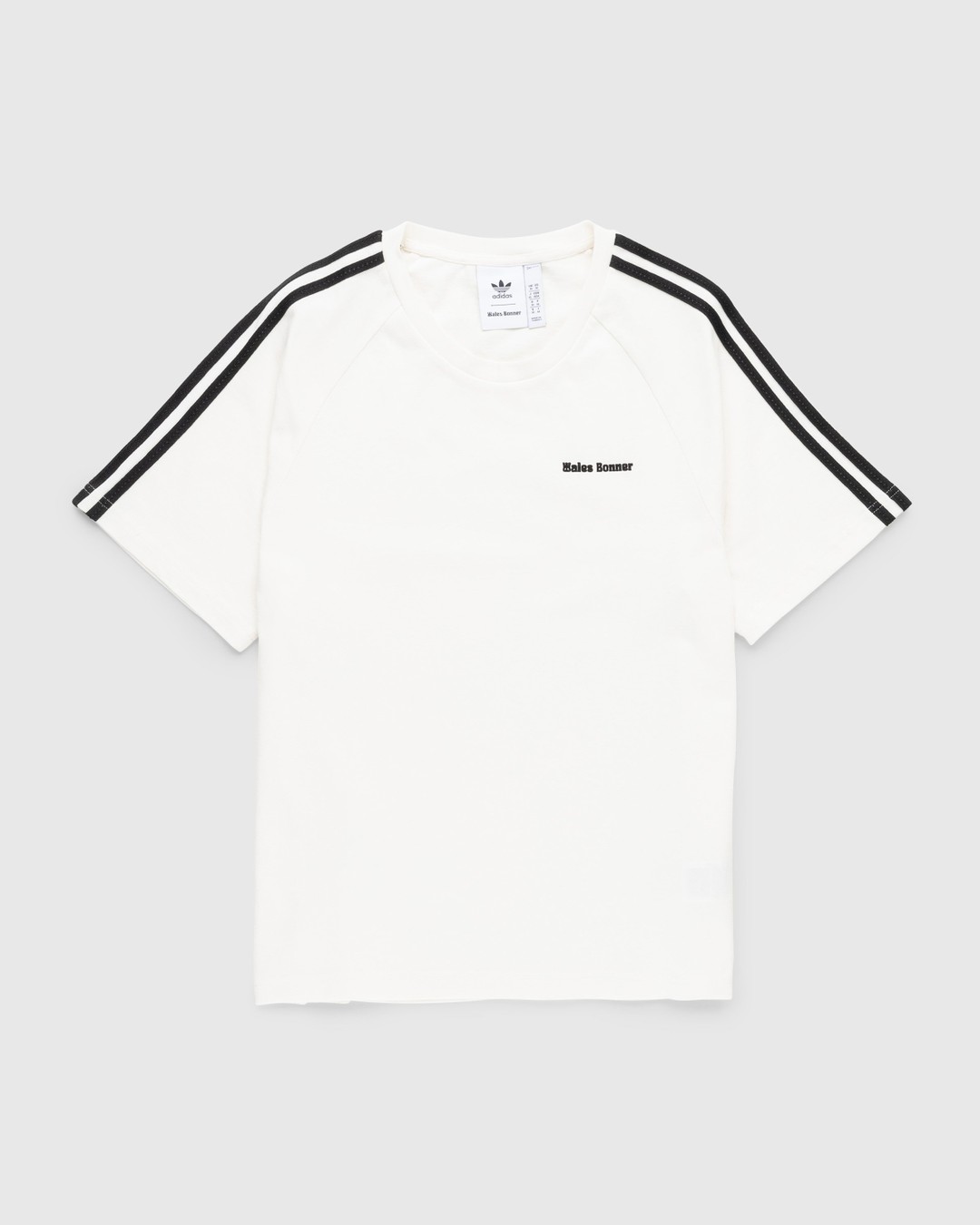 Adidas x Wales Bonner – Organic Cotton Tee Chalk White - T-shirts - White - Image 1