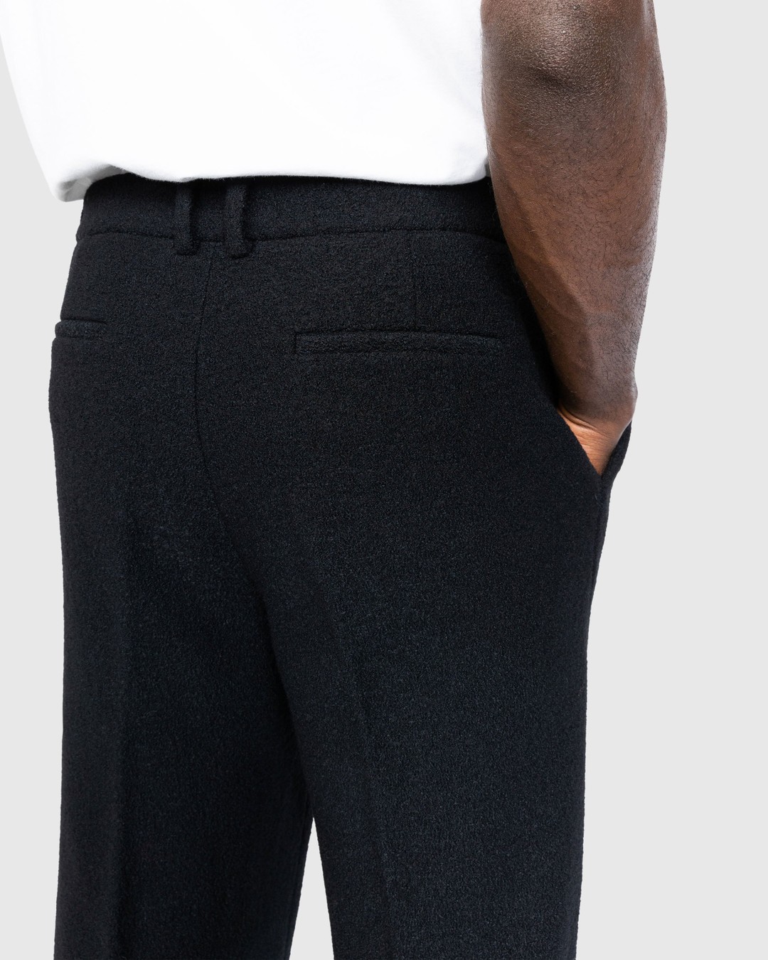 Trussardi – Boucle Jersey Trousers Black
