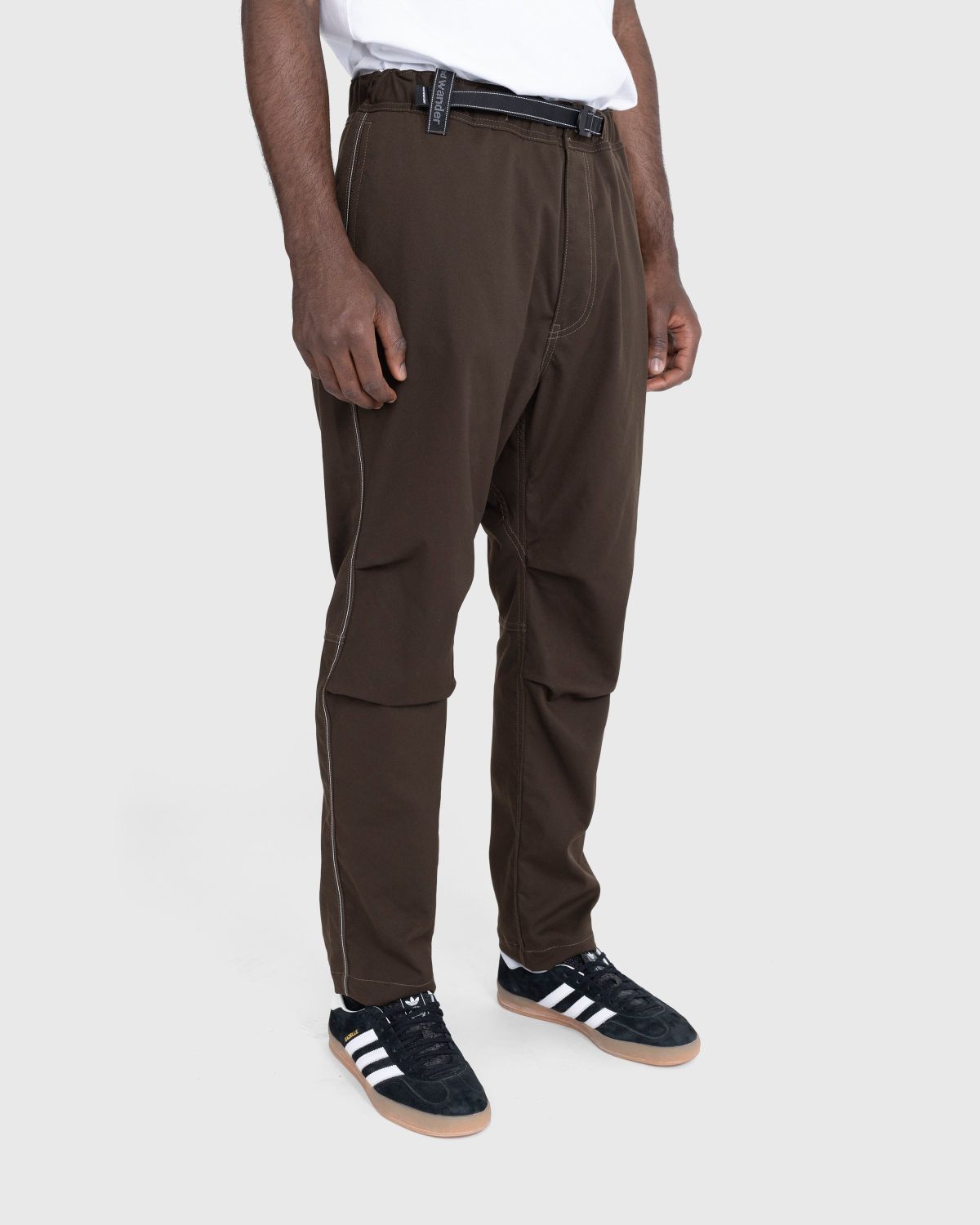 And Wander – Polyester Climbing Pants Khaki - Pants - Green - Image 3