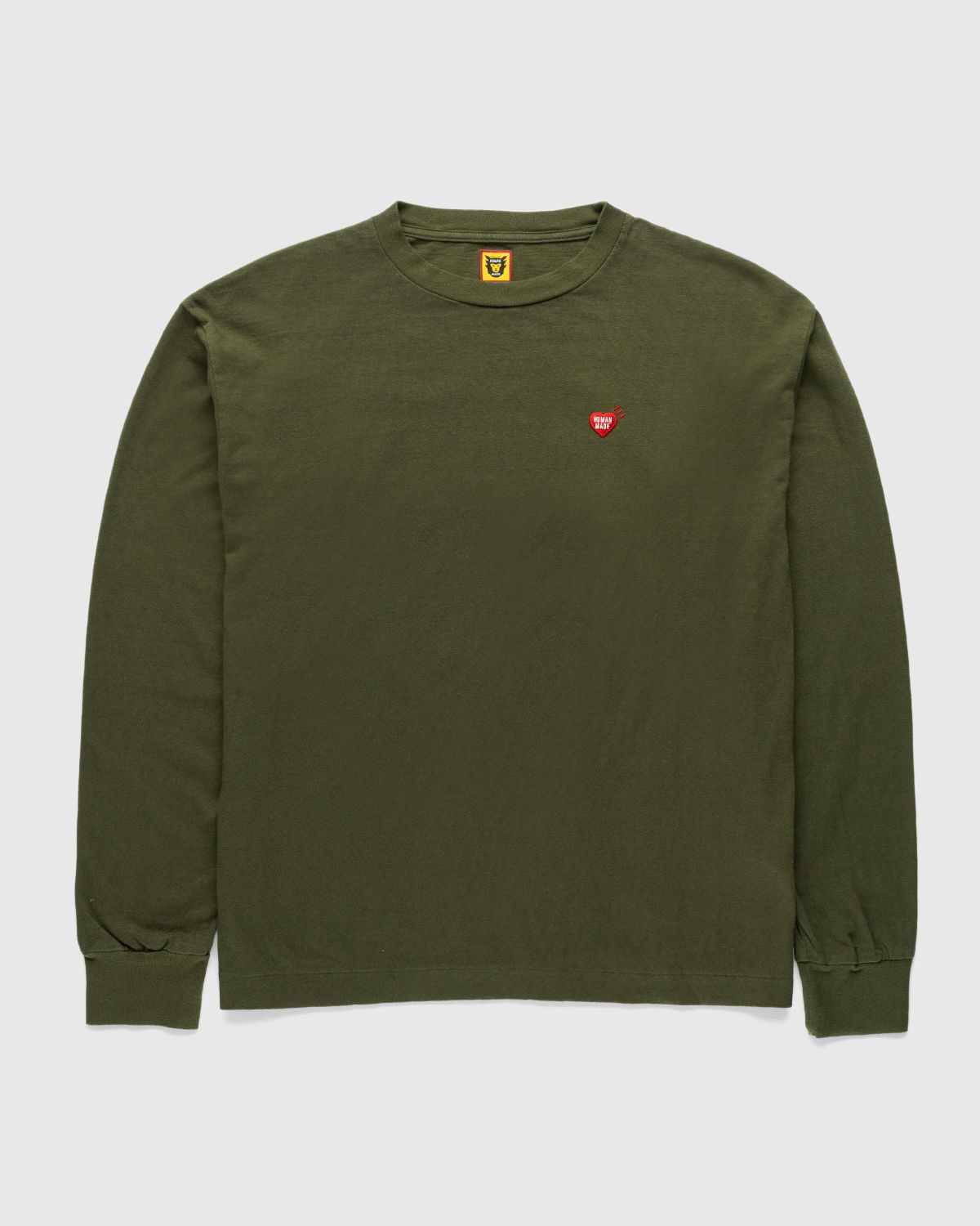 Human Made – Graphic Long-Sleeve T-Shirt Olive Drab