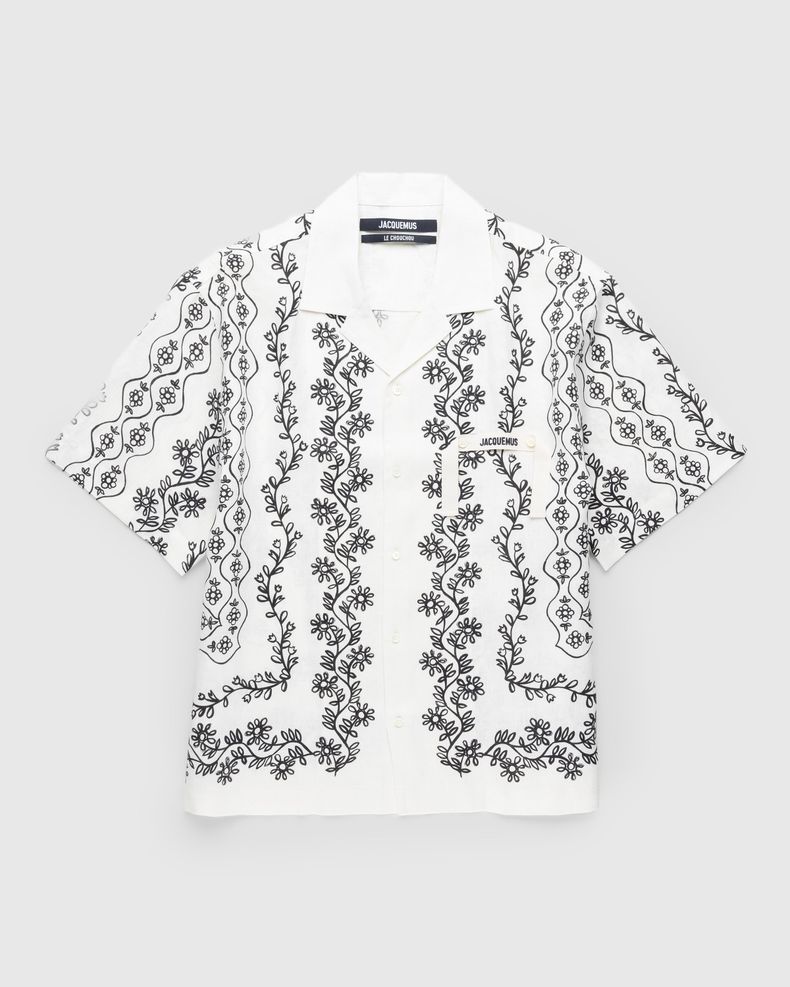 La Chemise Jean Print Black Provencales Flowers