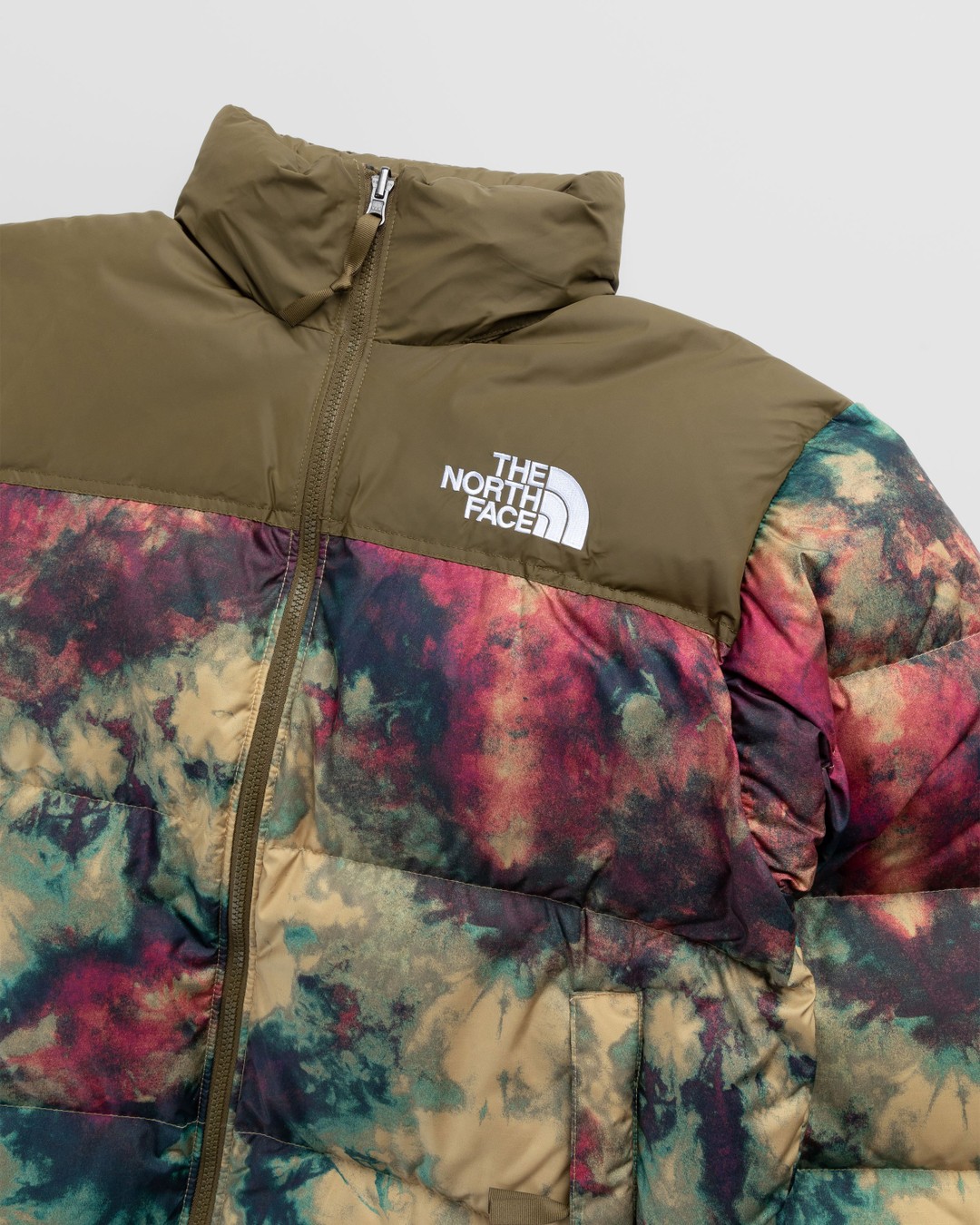 The North Face – Printed 1996 Retro Nuptse Jacket Antelope Tan/Ice Dye Print - Outerwear - Multi - Image 3