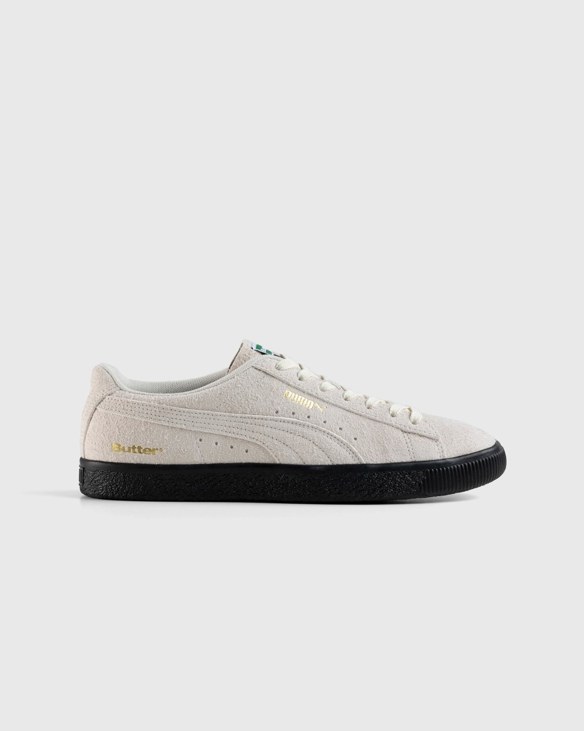 Puma x Butter Goods – Suede VTG Whisper White/Puma Black - Low Top Sneakers - Green - Image 1