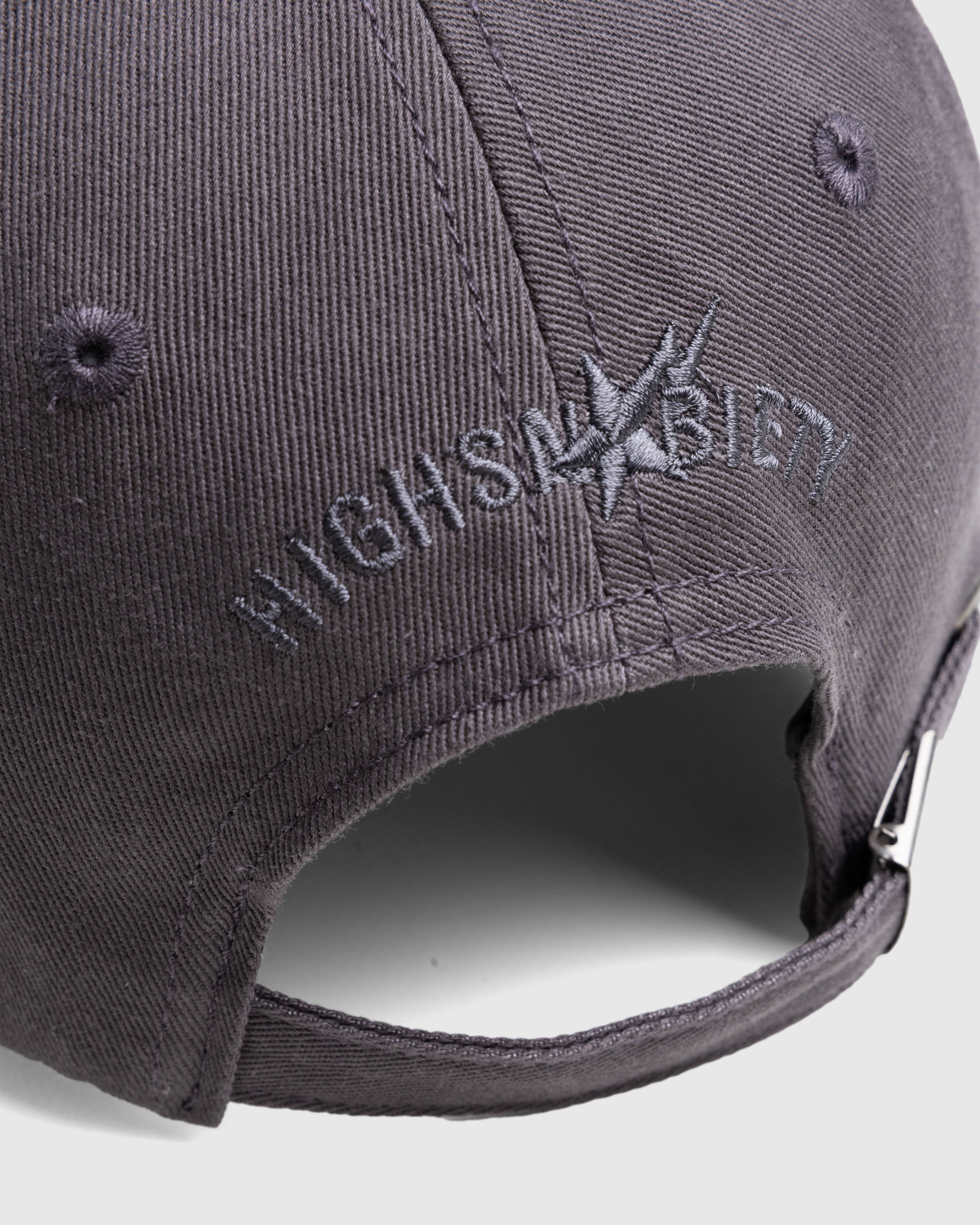 BAPE x Highsnobiety – Logo Cap Charcoal  - Hats - Grey - Image 6