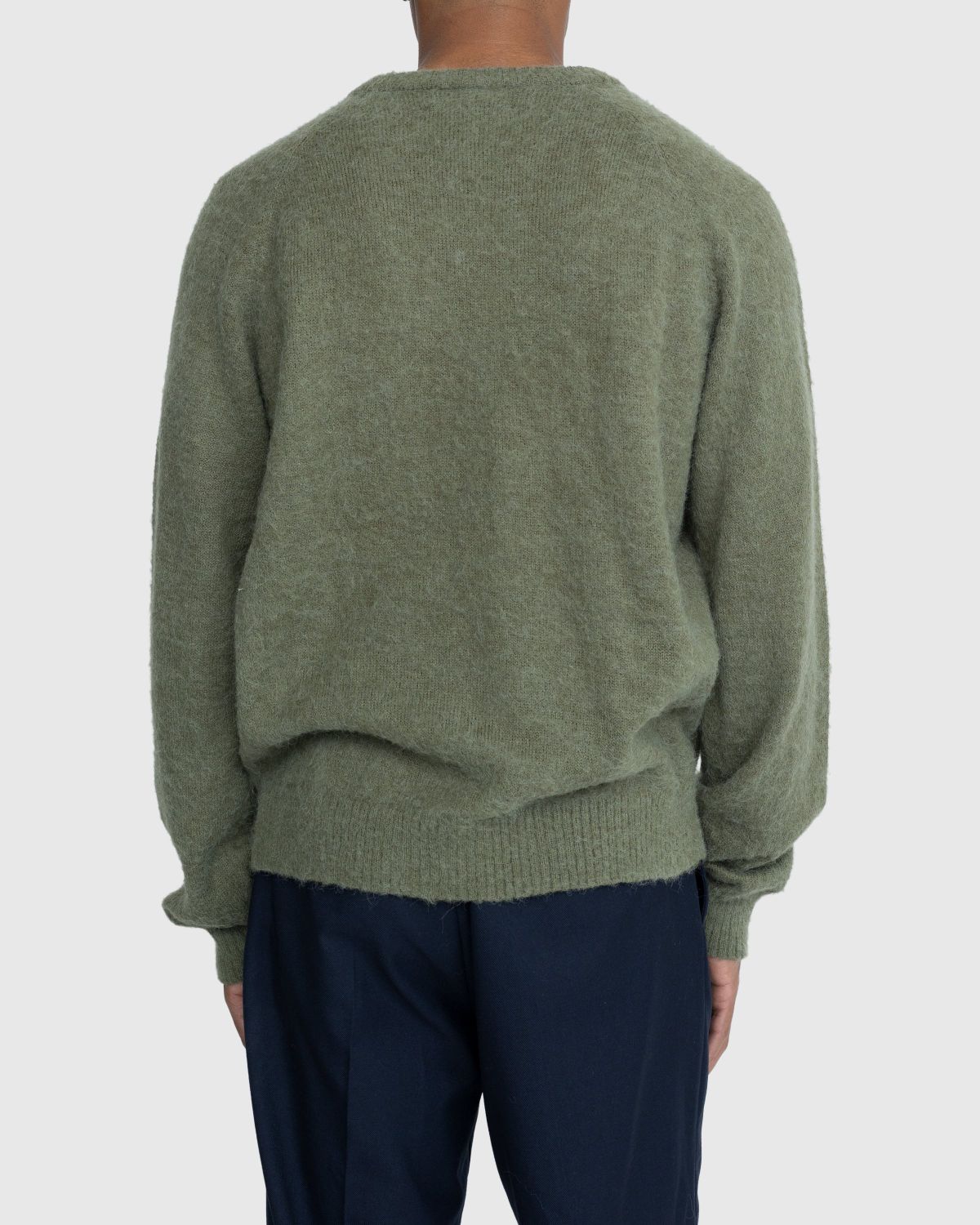 Highsnobiety – Alpaca Raglan Sweater Dark Green - Knitwear - Green - Image 3