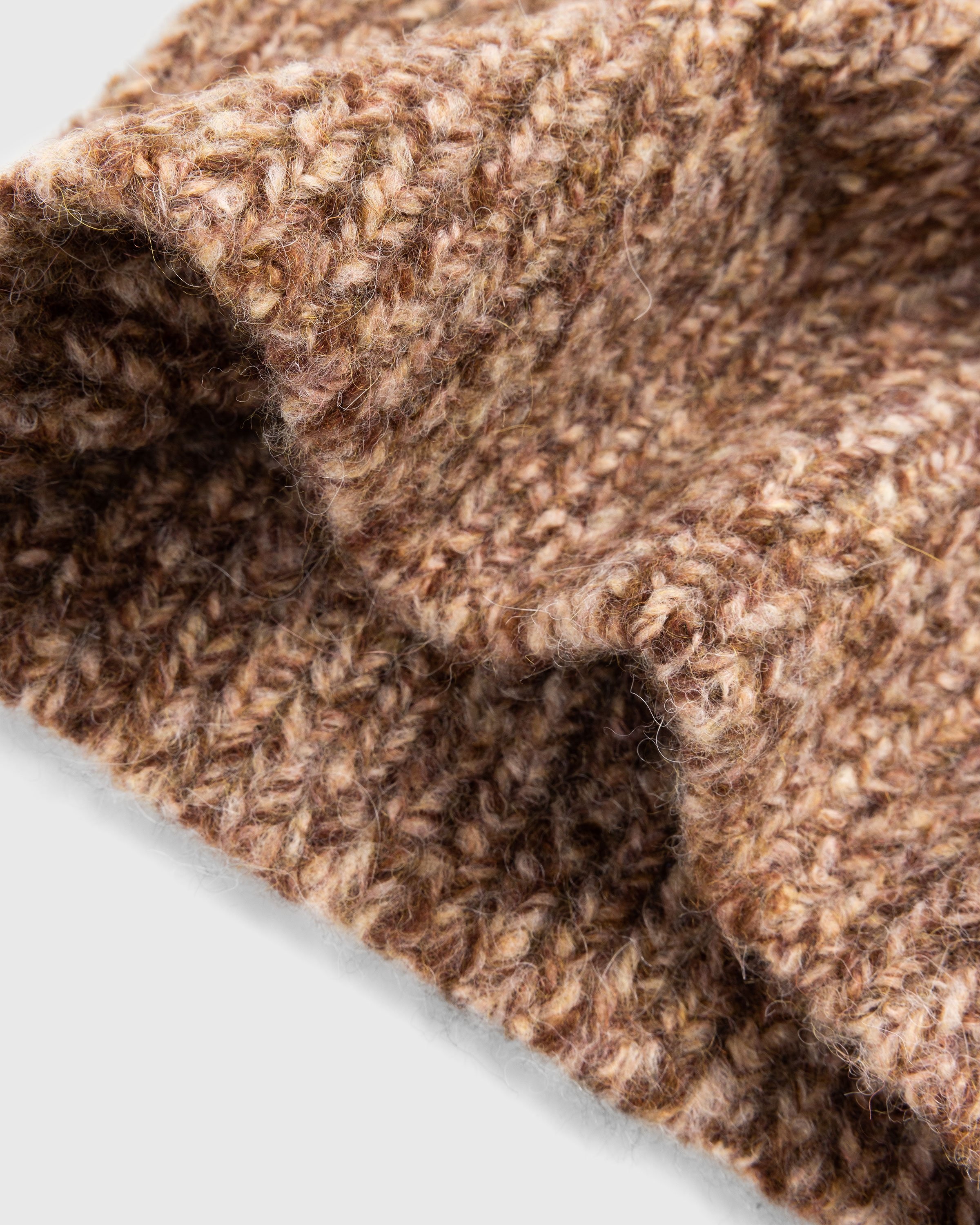 Dries van Noten – Moss Knit Hat Brown - Hats - Brown - Image 2