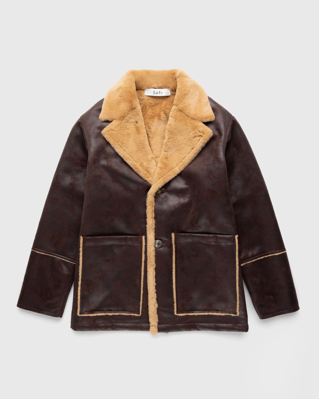 Topman faux hot sale shearling jacket