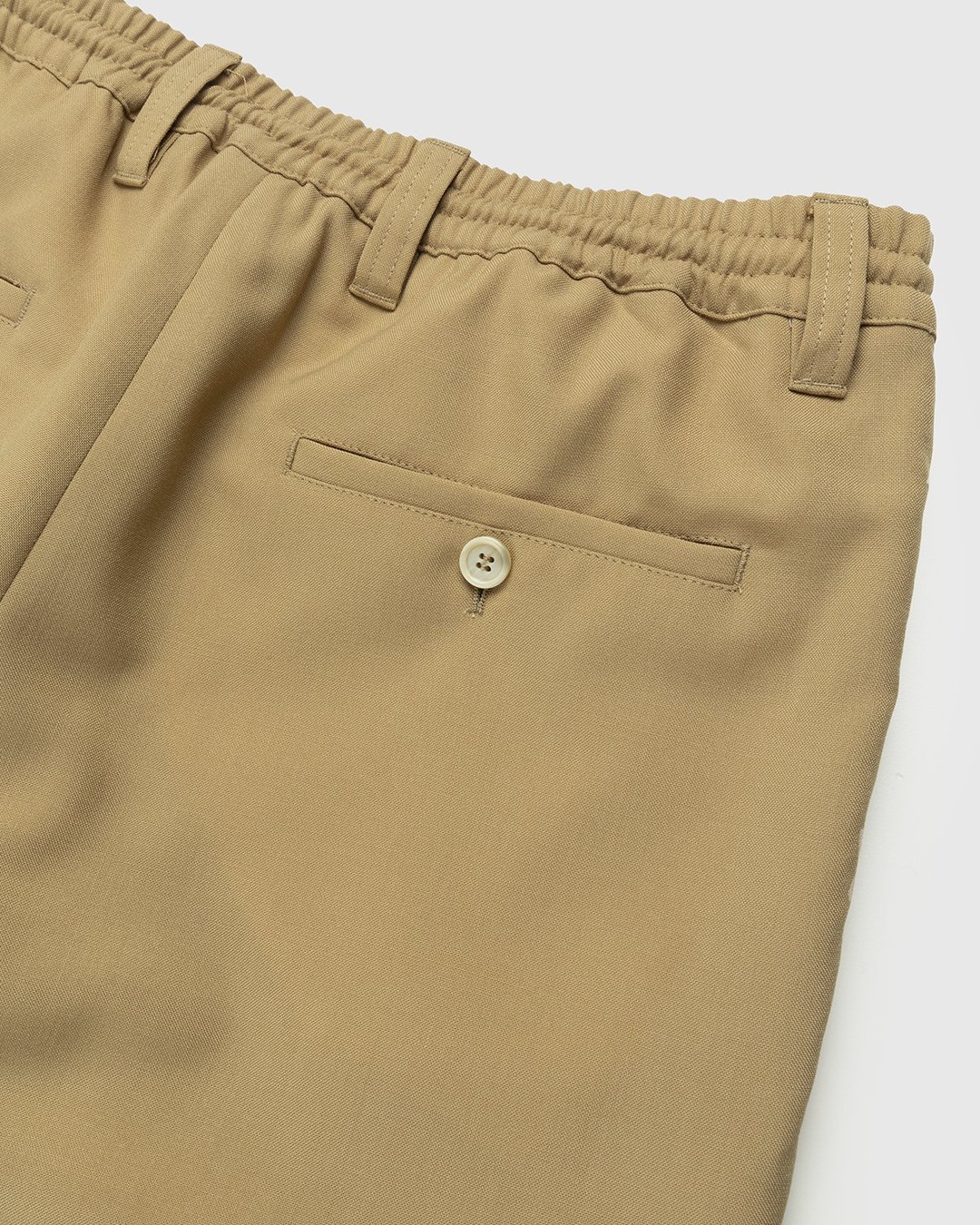 Marni – Tropical Wool Trousers Dijon - Trousers - Brown - Image 3