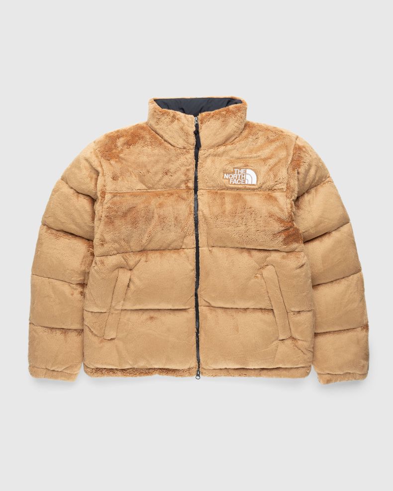 Versa Velour Nuptse Jacket Almond Butter