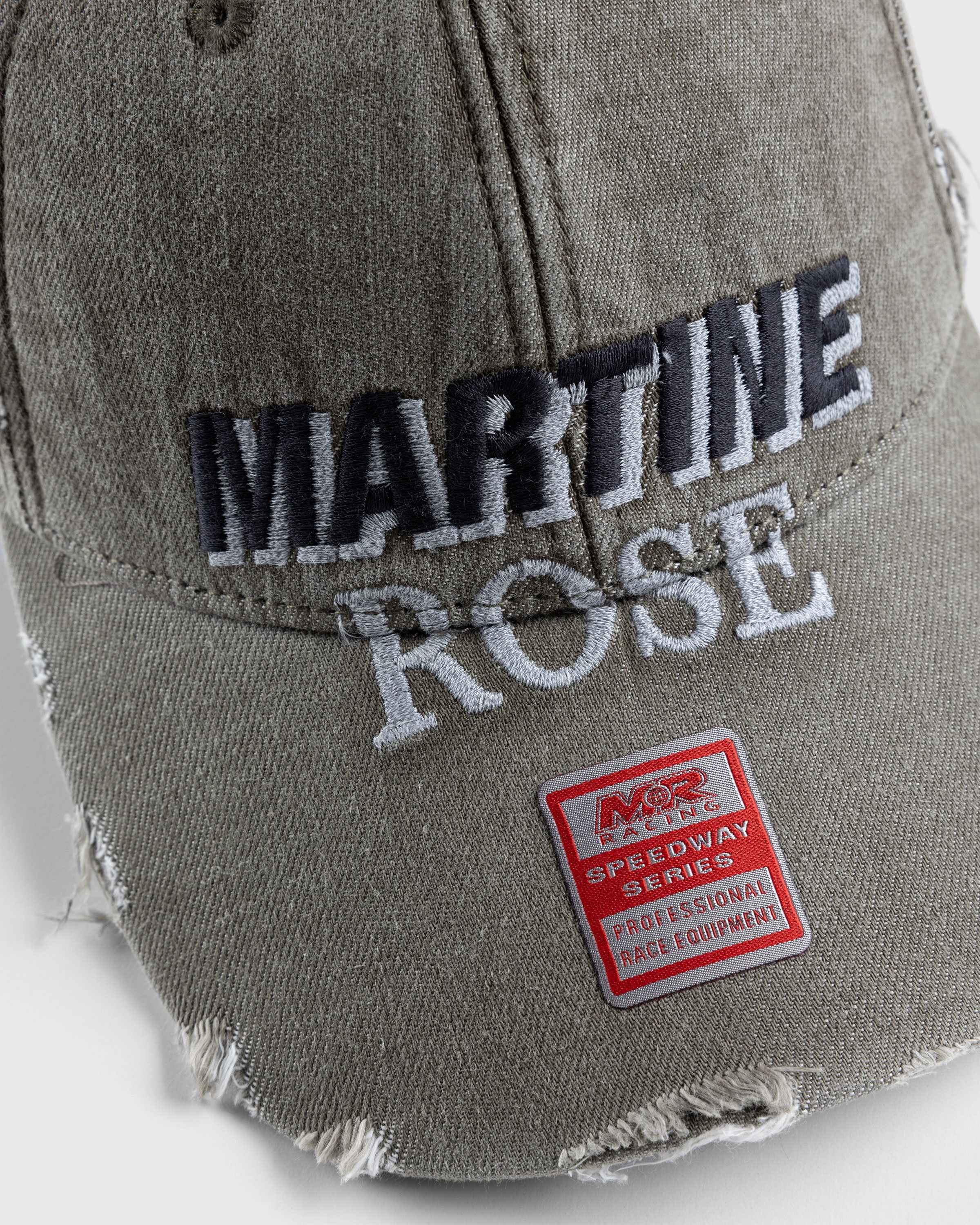Martine Rose – Rolled Cap Green - Hats - Green - Image 5