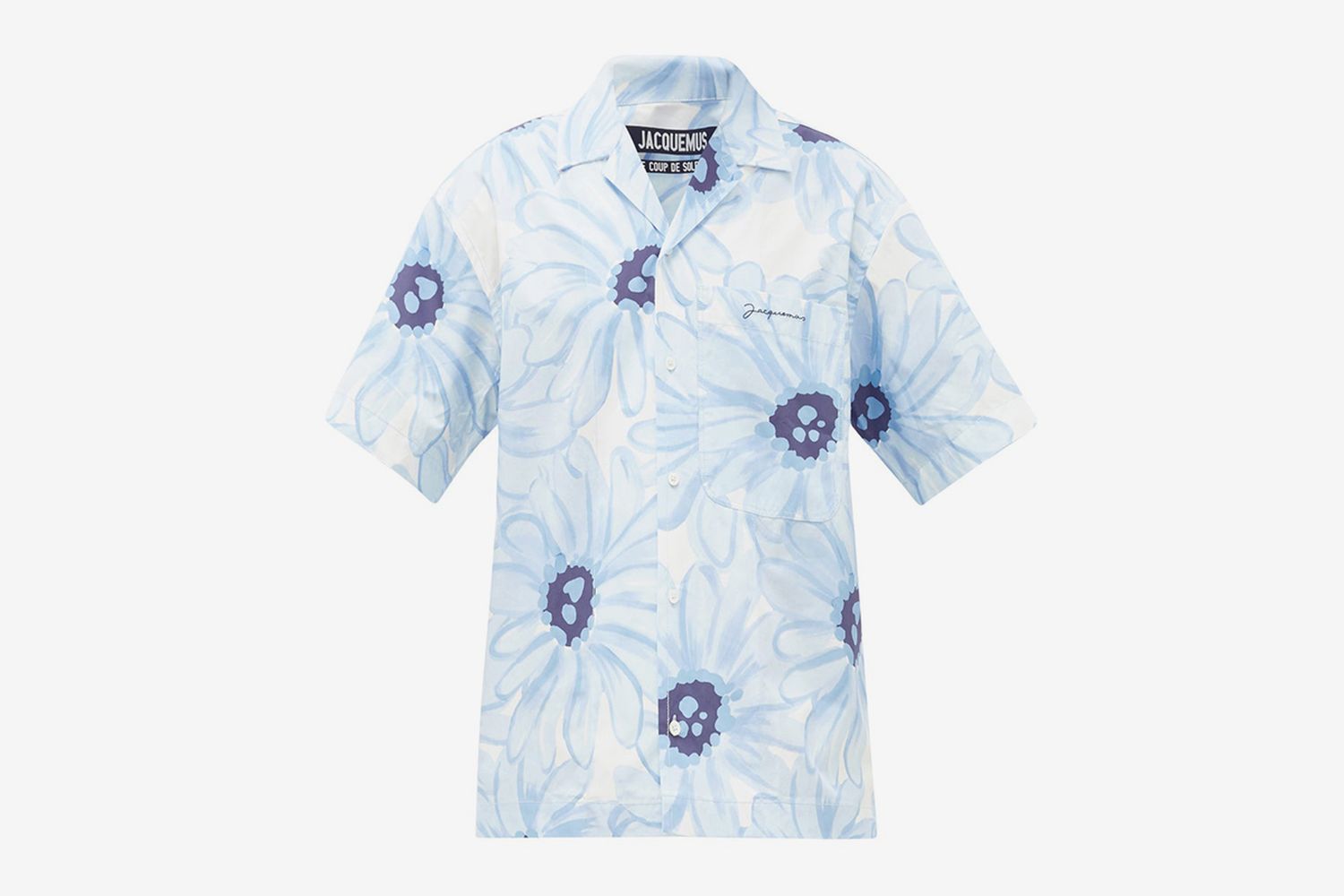 Jean Floral-Print Cotton-Poplin Shirt