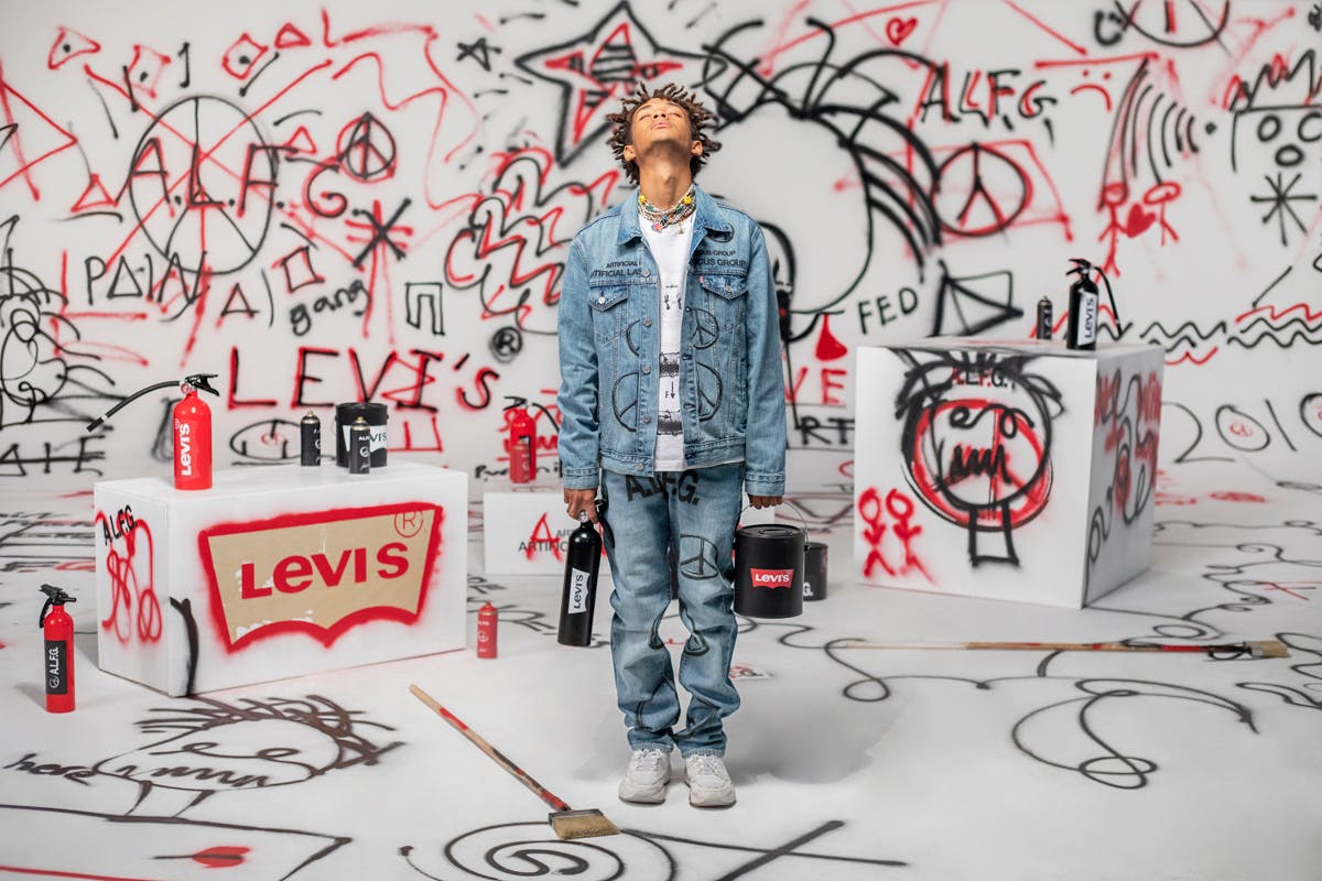 jaden smith levis 501 jeans trucker jacket type 3 collab release date info buy price collection where online website store