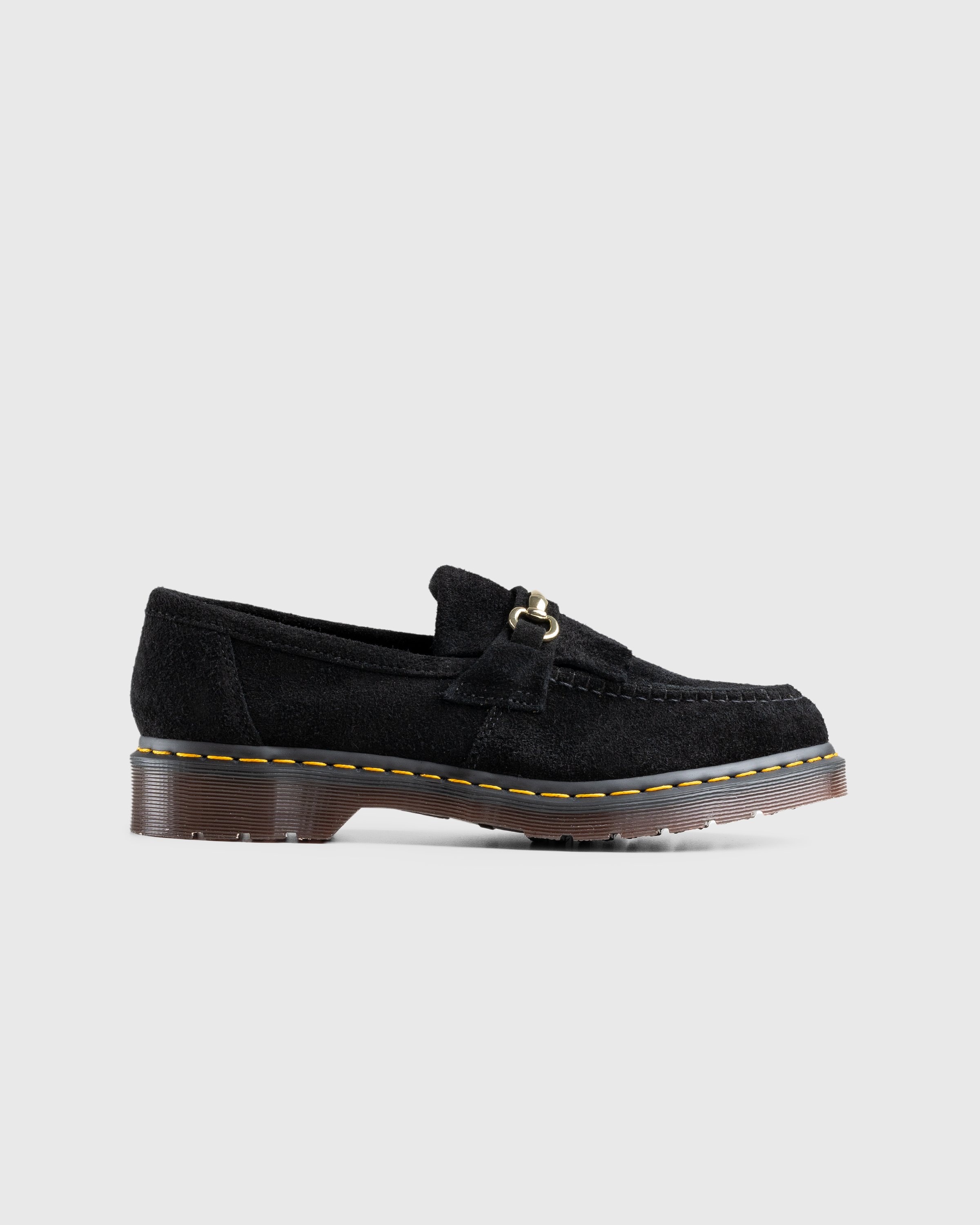 Dr. Martens – Adrian Snaffle Suede Loafers Black Desert Oasis Suede Gum Oil - Shoes - Black - Image 1