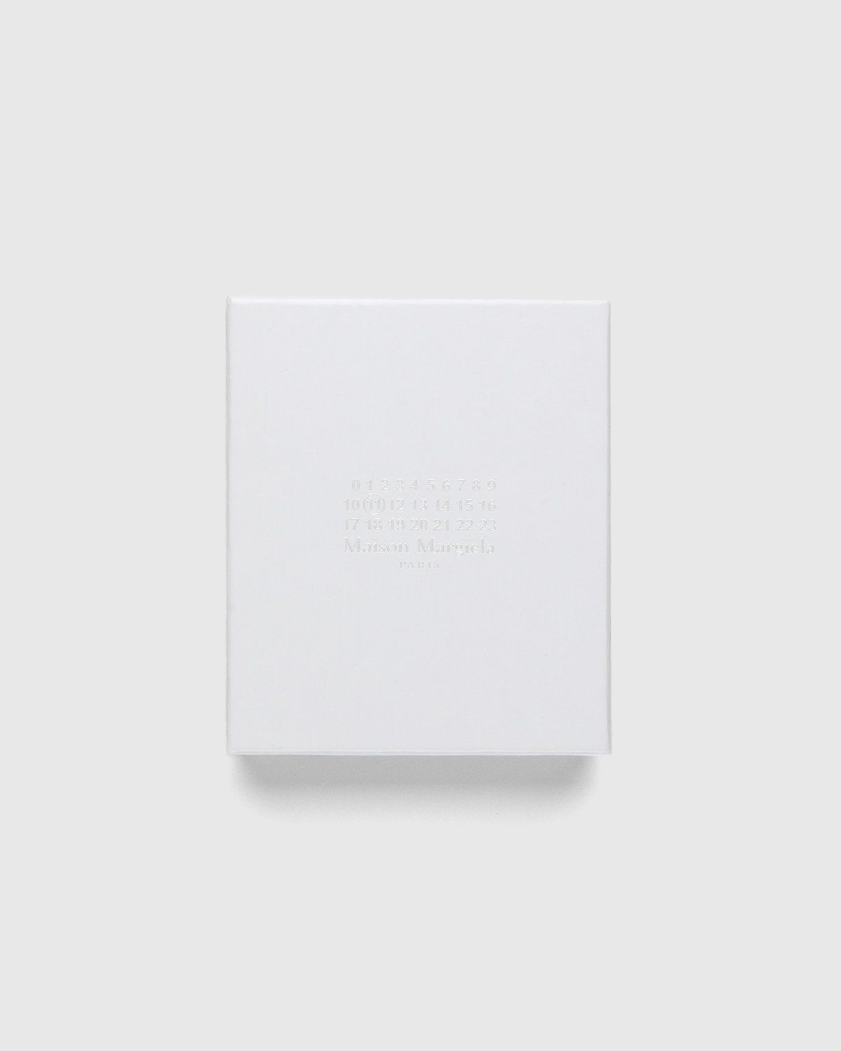 Maison Margiela – Number Logo Hoop Earring Silver - Jewelry - Silver - Image 4