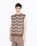 Highsnobiety HS05 – Alpaca Fuzzy Wave Sweater Vest Light Blue/Brown - Knitwear - Multi - Image 3