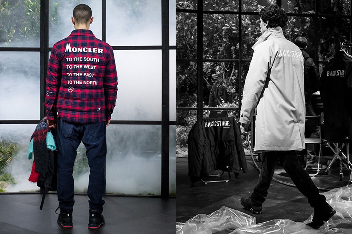 moncler genius collections Palm Angels craig green hiroshi fujiwara