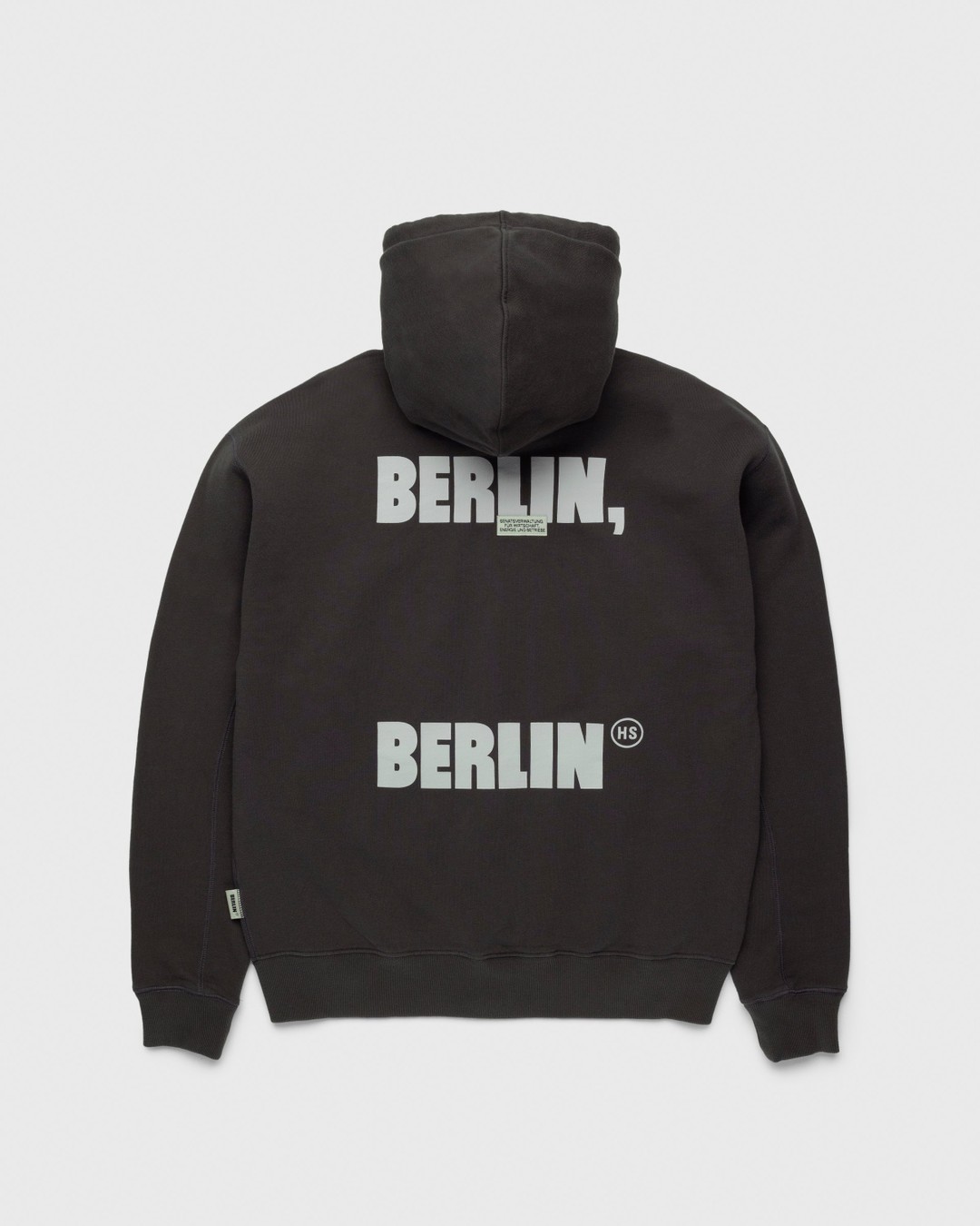 Highsnobiety – BERLIN, BERLIN 3 Zip Hoodie Black - Zip-Up Sweats - Black - Image 1