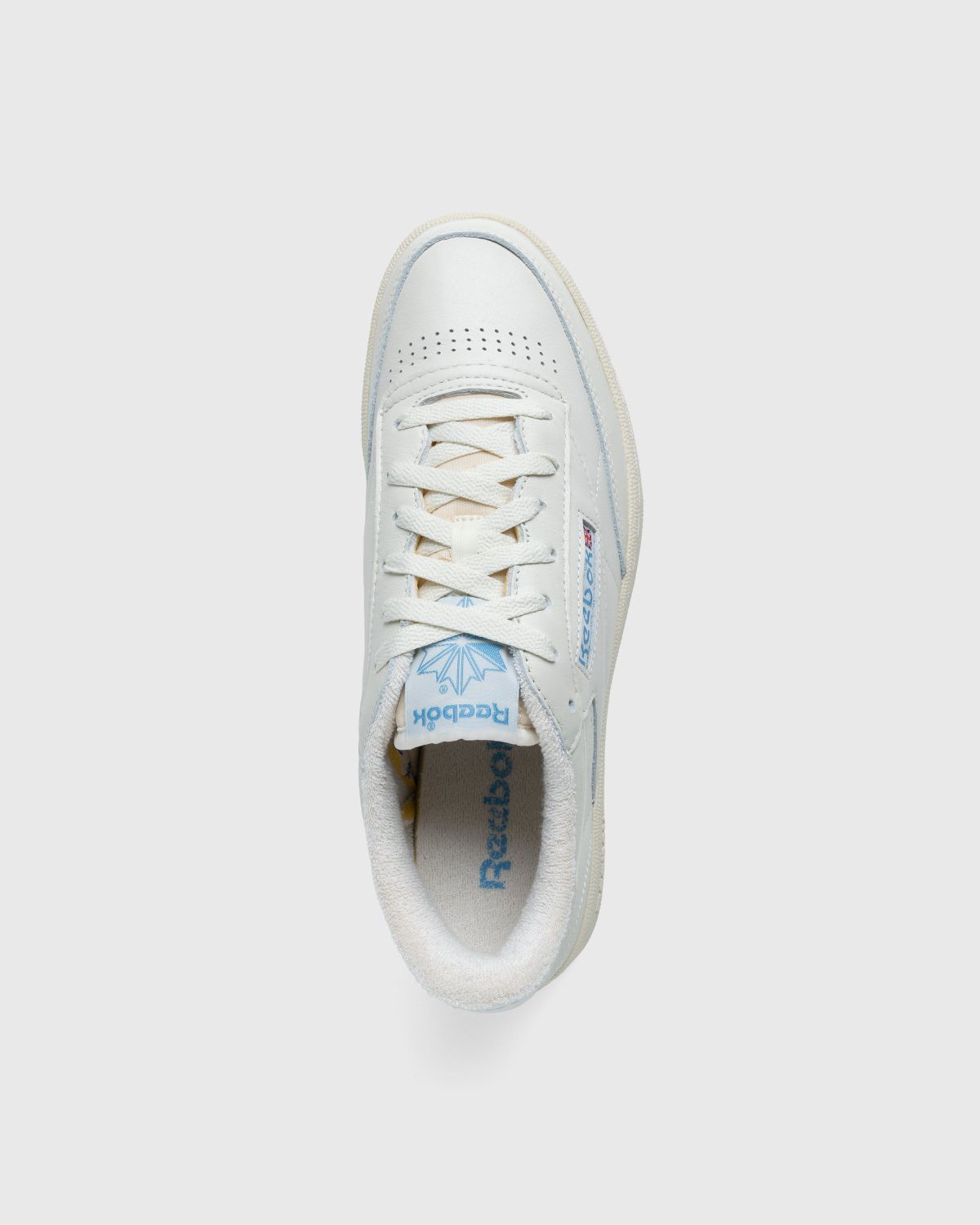 Reebok Club C 85 vintage sneakers in chalk and blue