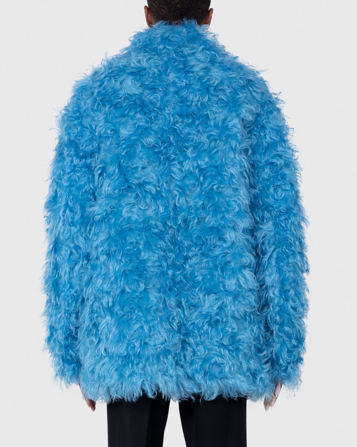Dries van Noten – Fluffy Ronnor Jacket Blue - Outerwear - Blue - Image 4