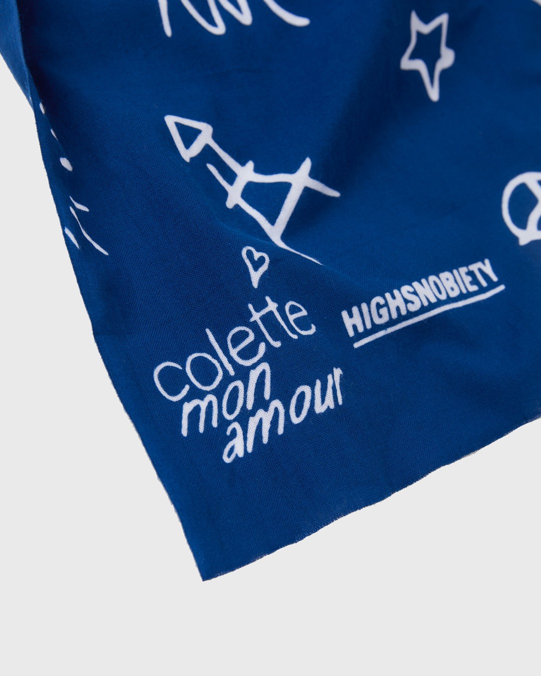 Highsnobiety – Kamawanu x colette Mon Amour Tenugui Blue - Deco - Blue - Image 3