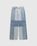 Regenerated Denim Straight Leg Pants Blue