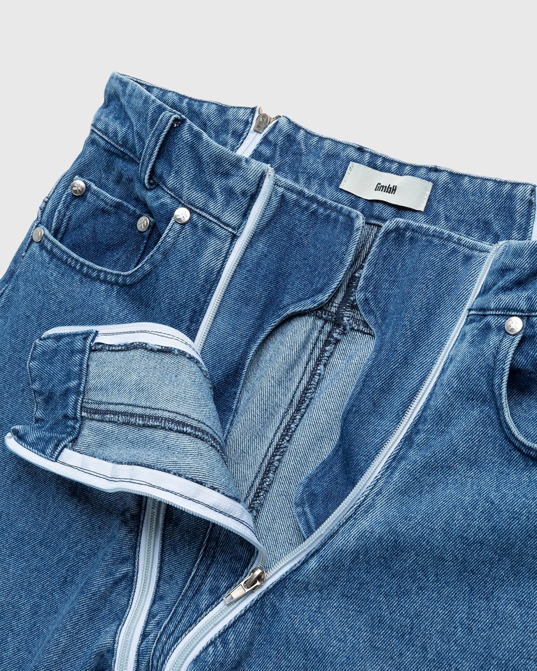 GmbH – Lata Denim Trousers Blue - Pants - Blue - Image 5